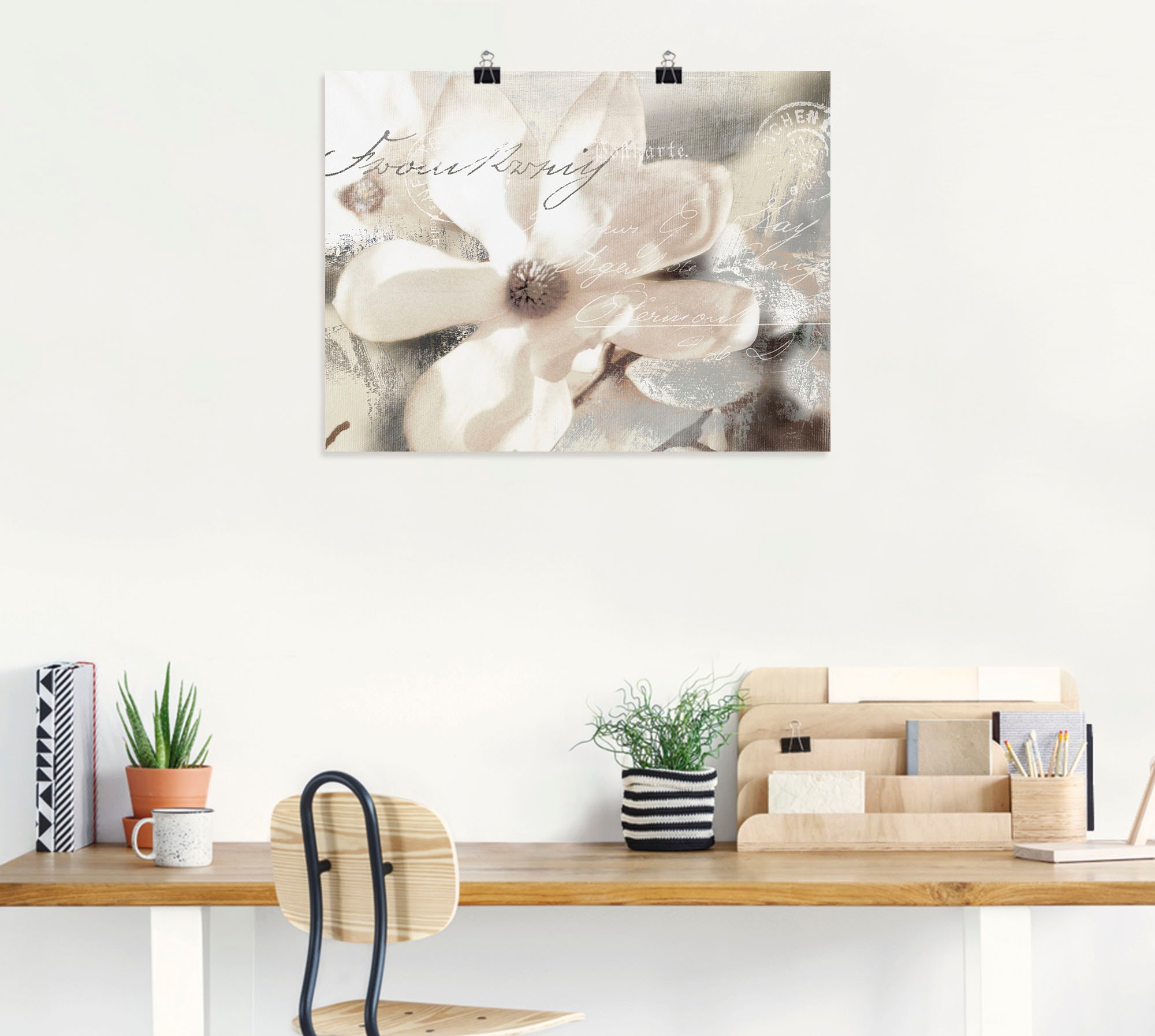 Artland Wandbild »Magnolie_Detail« Blumenbilder 1 Stk. tlg. als Alubild, Leinwandbild, Poster in verschied. Grössen