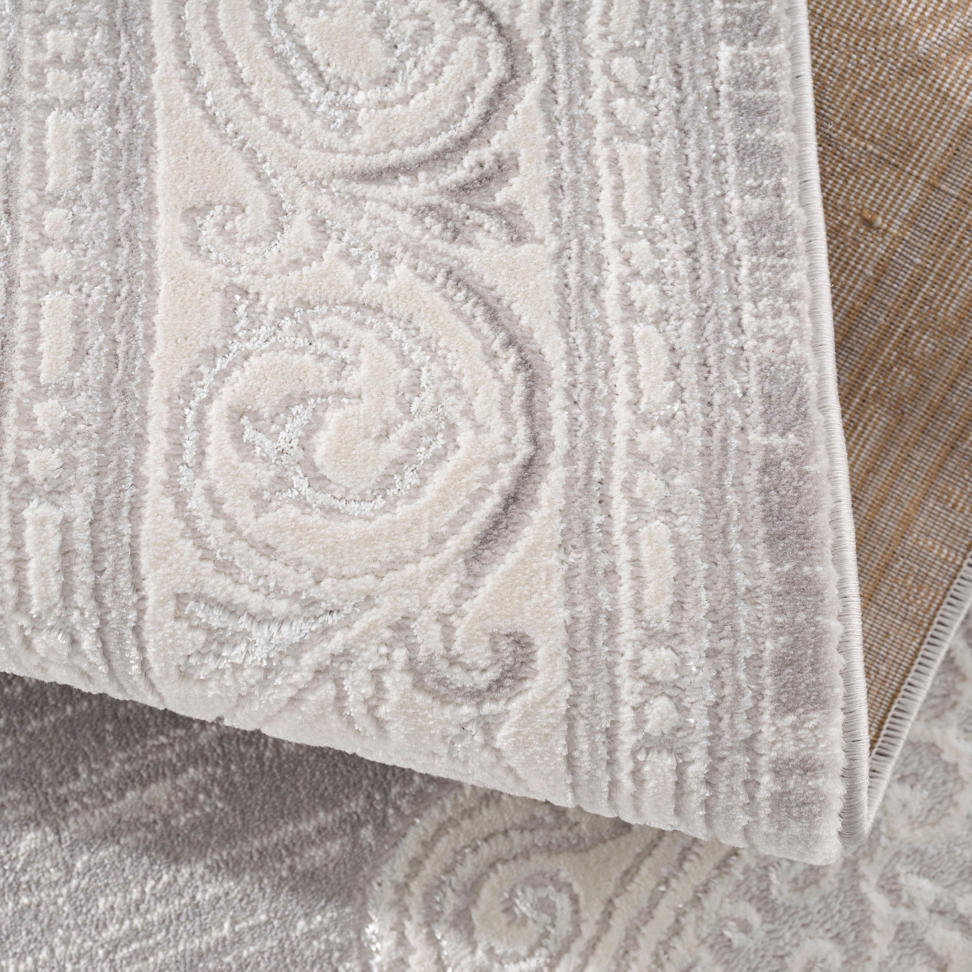 Sanat Teppich »Harmony 3201 , auch als Läufer« rechteckig 12 mm Höhe Wohnzimmer, Kurzflor, modern, Orient, Schlafzimmer