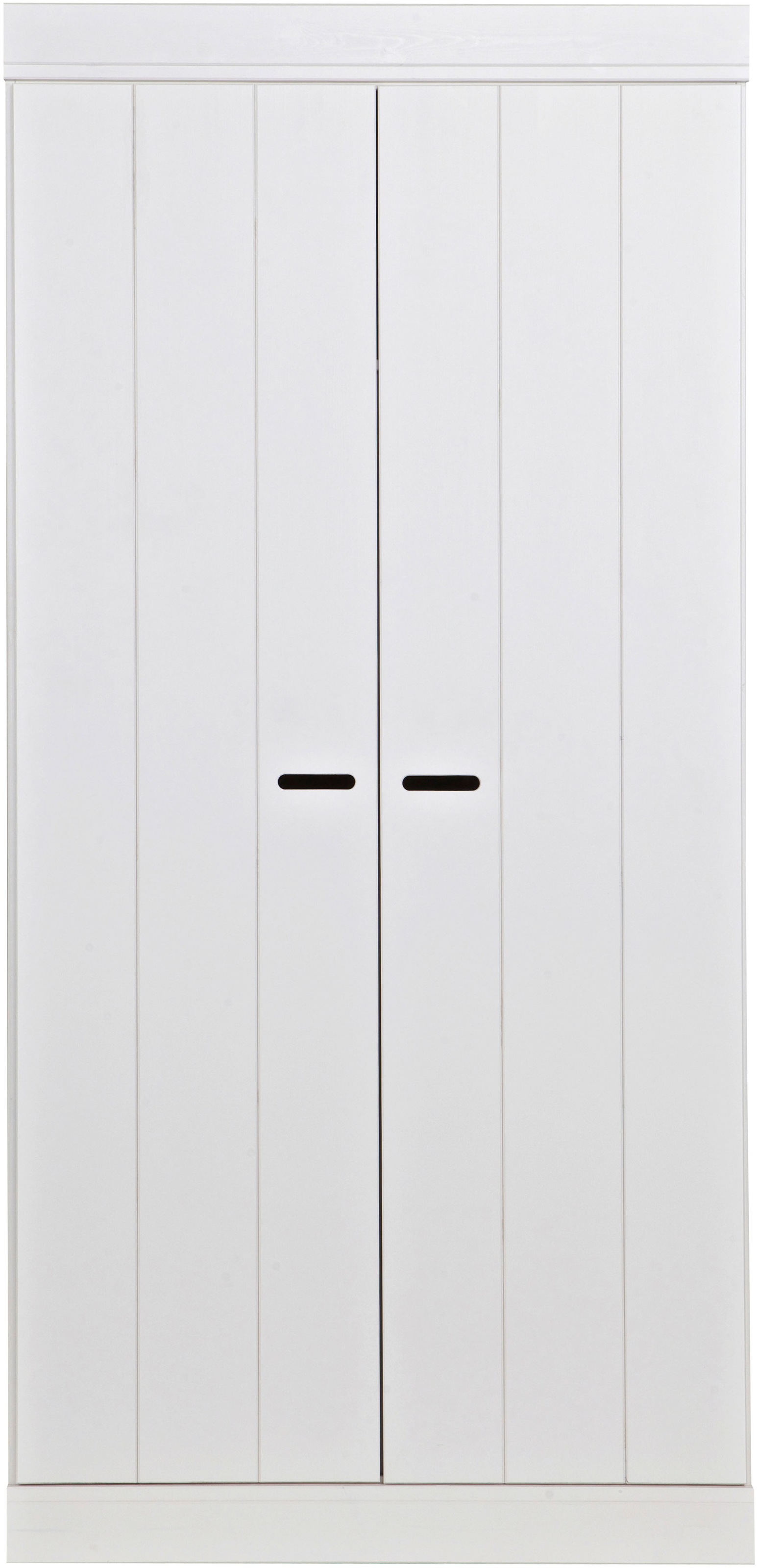 WOOOD Armoires à vêtements »Connect FSC®-Kiefernholz mit sichtbare Maserungen H195 x B94 x T53 cm« pin massif FSC®, intérieur mélaminé