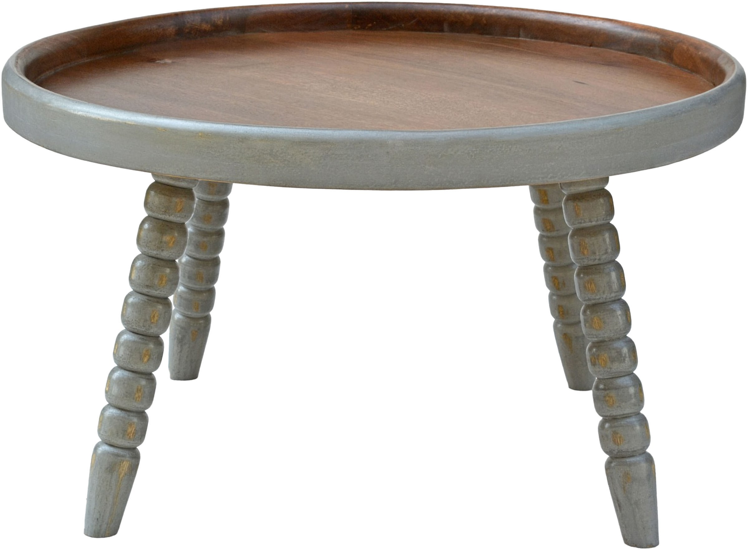 GOODproduct Table basse »Kayakalp« Bois massif de manguier, travail artisanal