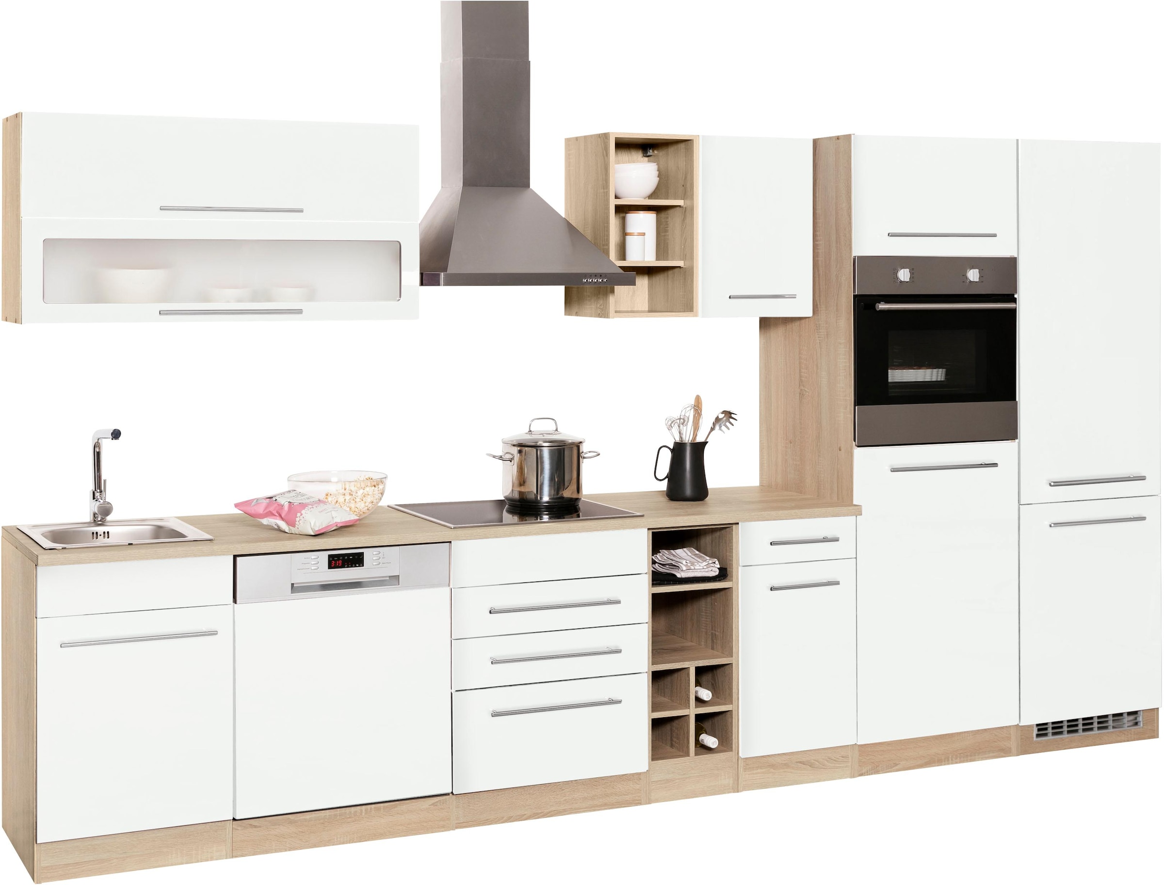 KOCHSTATION Kitchenette »KS-Eton« sans appareils électroniques, largeur 360 cm