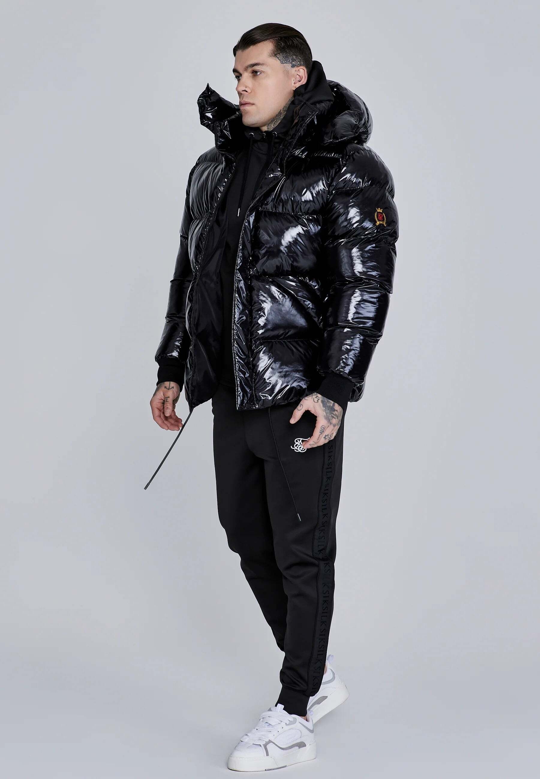 Siksilk Veste d'hiver »Siksilk Winterjacke High Shine Puffer Jacket«