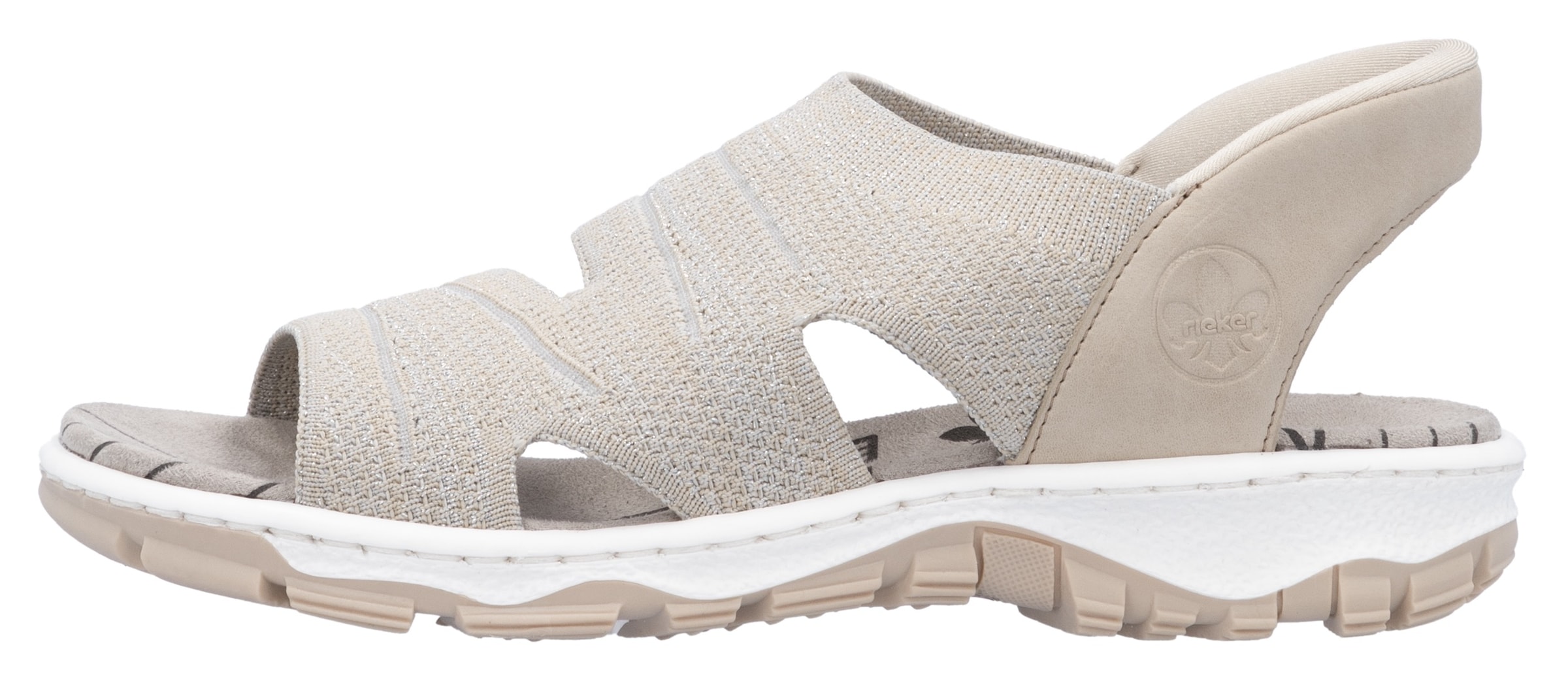 Rieker  Trekkingsandale, Outdoorsandale, Sommerschuh mit Elastik-Einschlupf