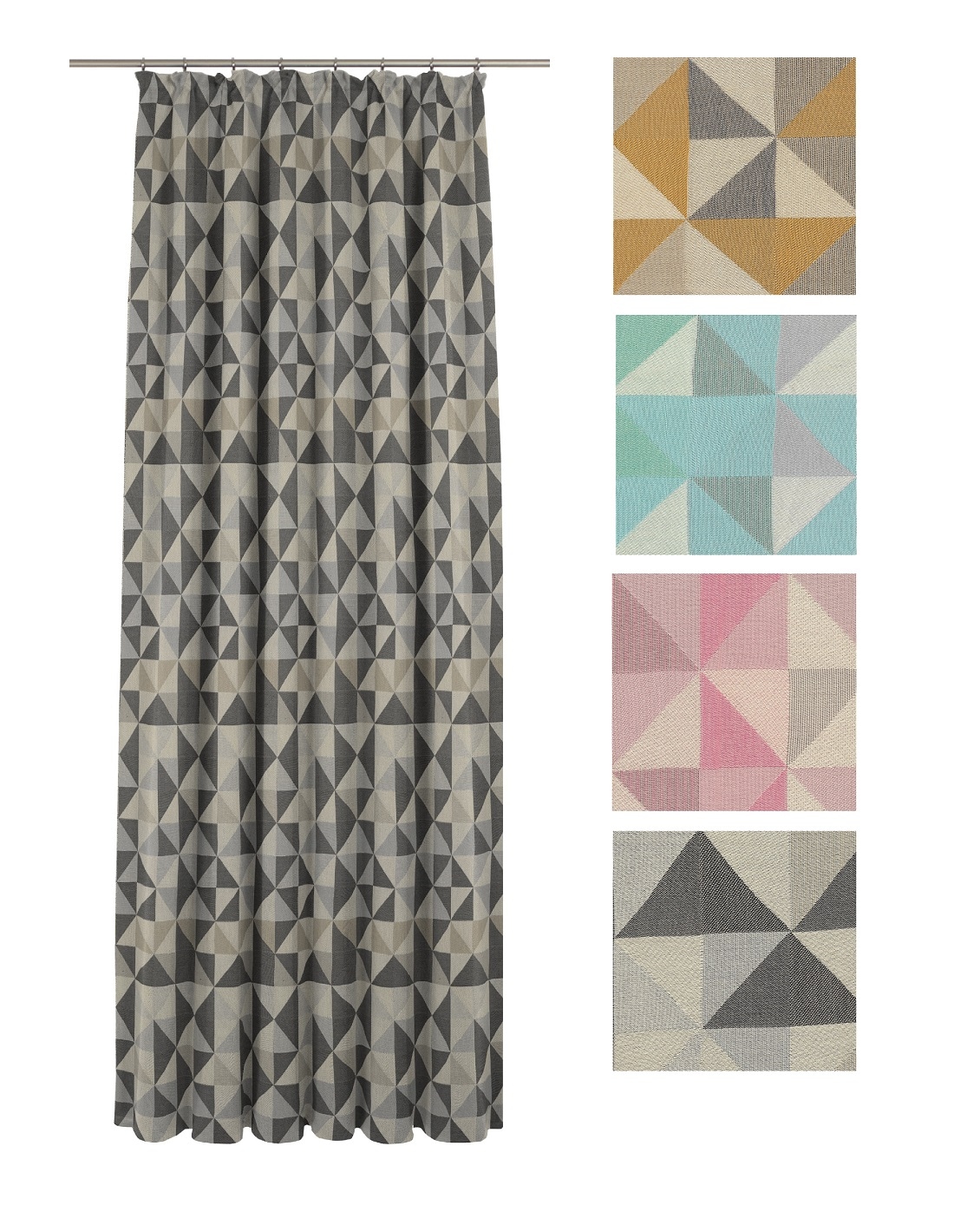 Adam Vorhang »Bio Bel« Kräuselband 1 Stk. tlg. aus 100% Bio-Baumwolle