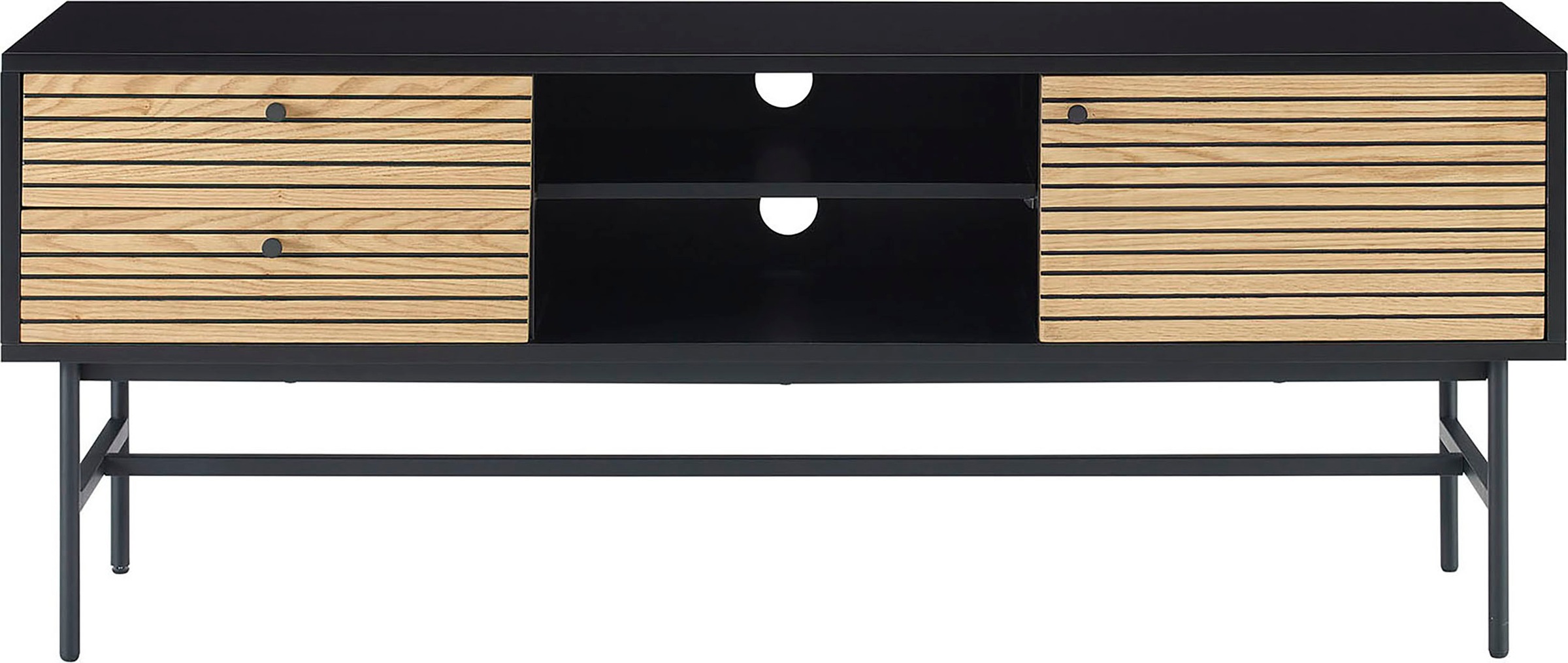 SalesFever Table basse »Torsby Stilvolle TV-Kommode für Ihr Wohnzimmer« Kommode: Stil trifft auf praktische Kabelorganisation