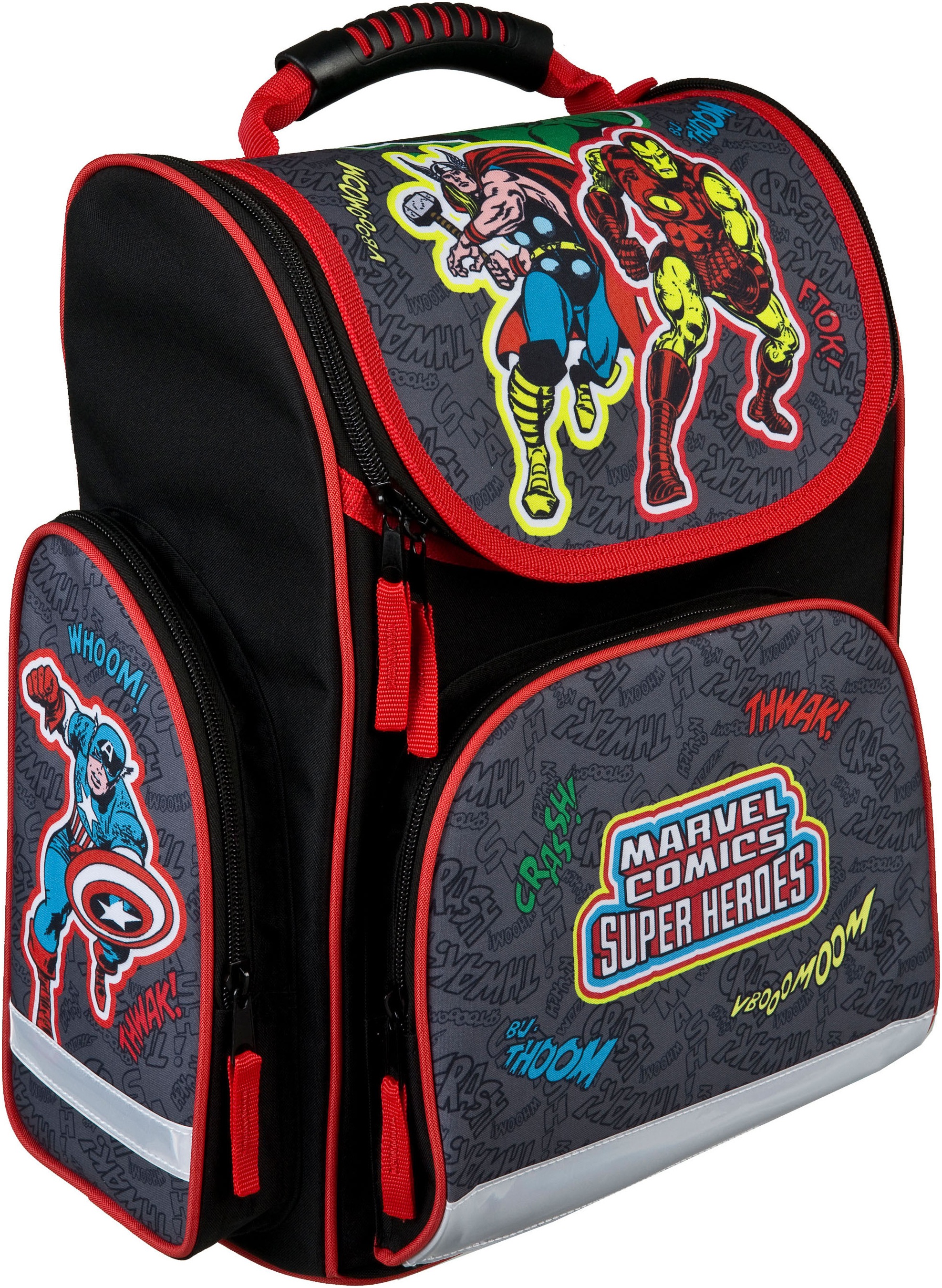 UNDERCOVER Schulranzen »Clou« Reflektoren