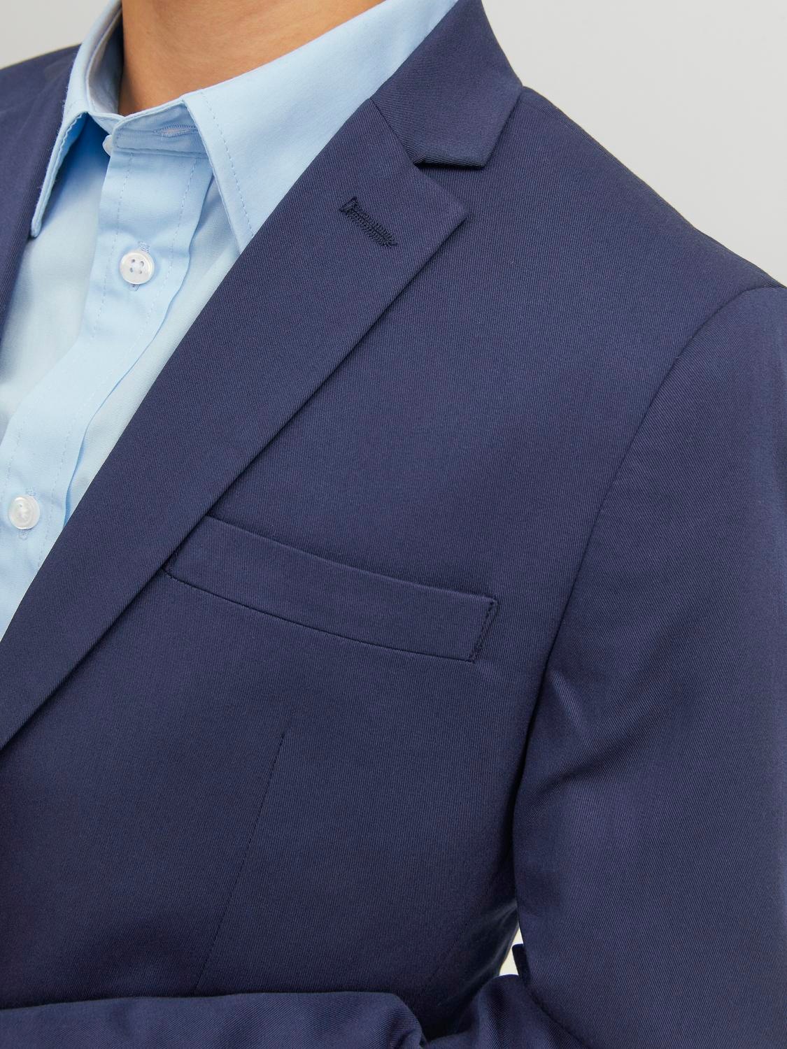 Jack & Jones Junior Sakko »JPRSOLAR stylisch, elastisch, pflegeleicht« unifarben, modisch, slim fit, Reverskragen