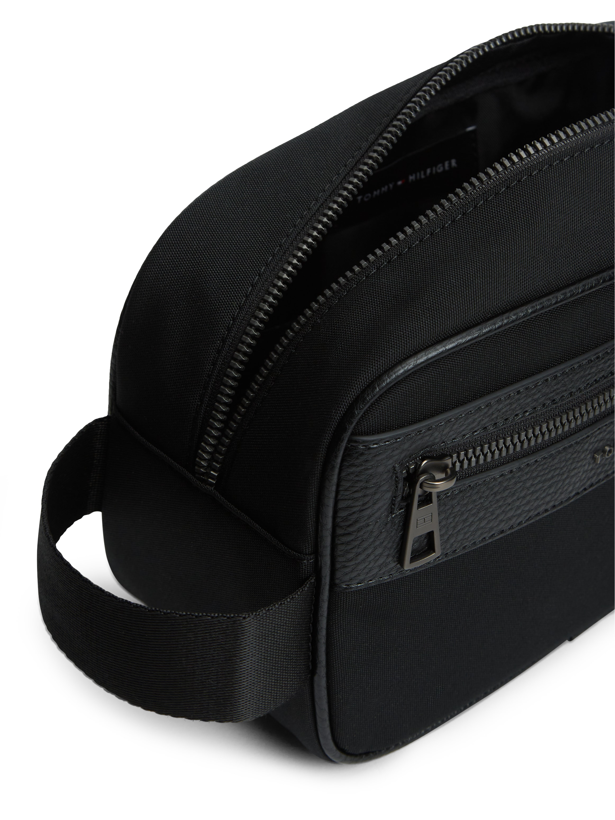 Tommy Hilfiger Nécessaire de toilette »TH REPREVE WASHBAG« trousse de toilette unisexe, sac de lavage, mini-sac avec logo