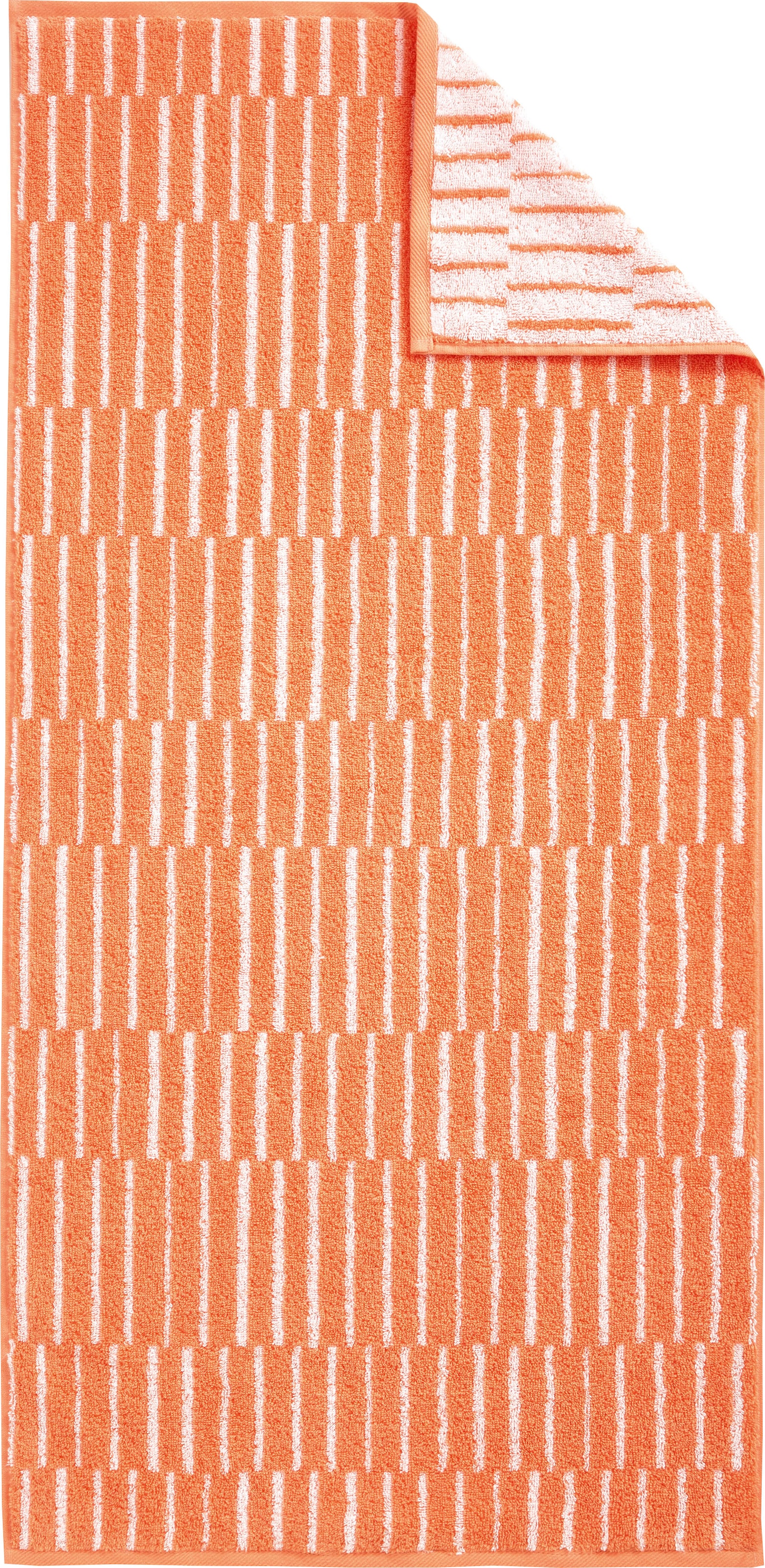 Dyckhoff Handtuch Set »New Coral Panels« Set 3 Stk. Walkfrottier 2 Handtücher (50x100 cm) und 1 Badetuch (70x140 cm)