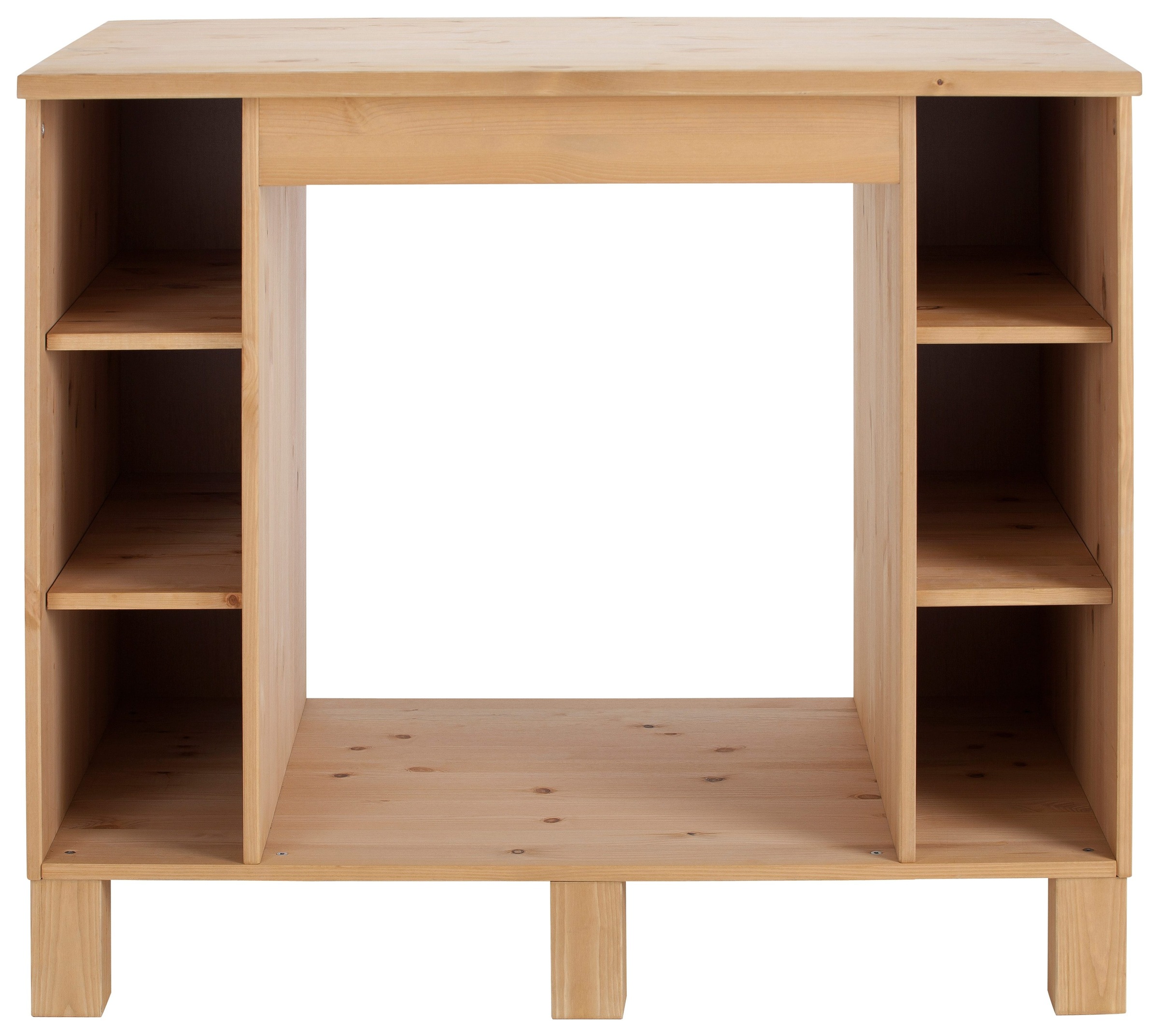 Home affaire Herdumbauschrank »Oslo« 100 cm breit, in 2 Tiefen, massiver Kiefer, mit 23 mm Arbeitsplatte