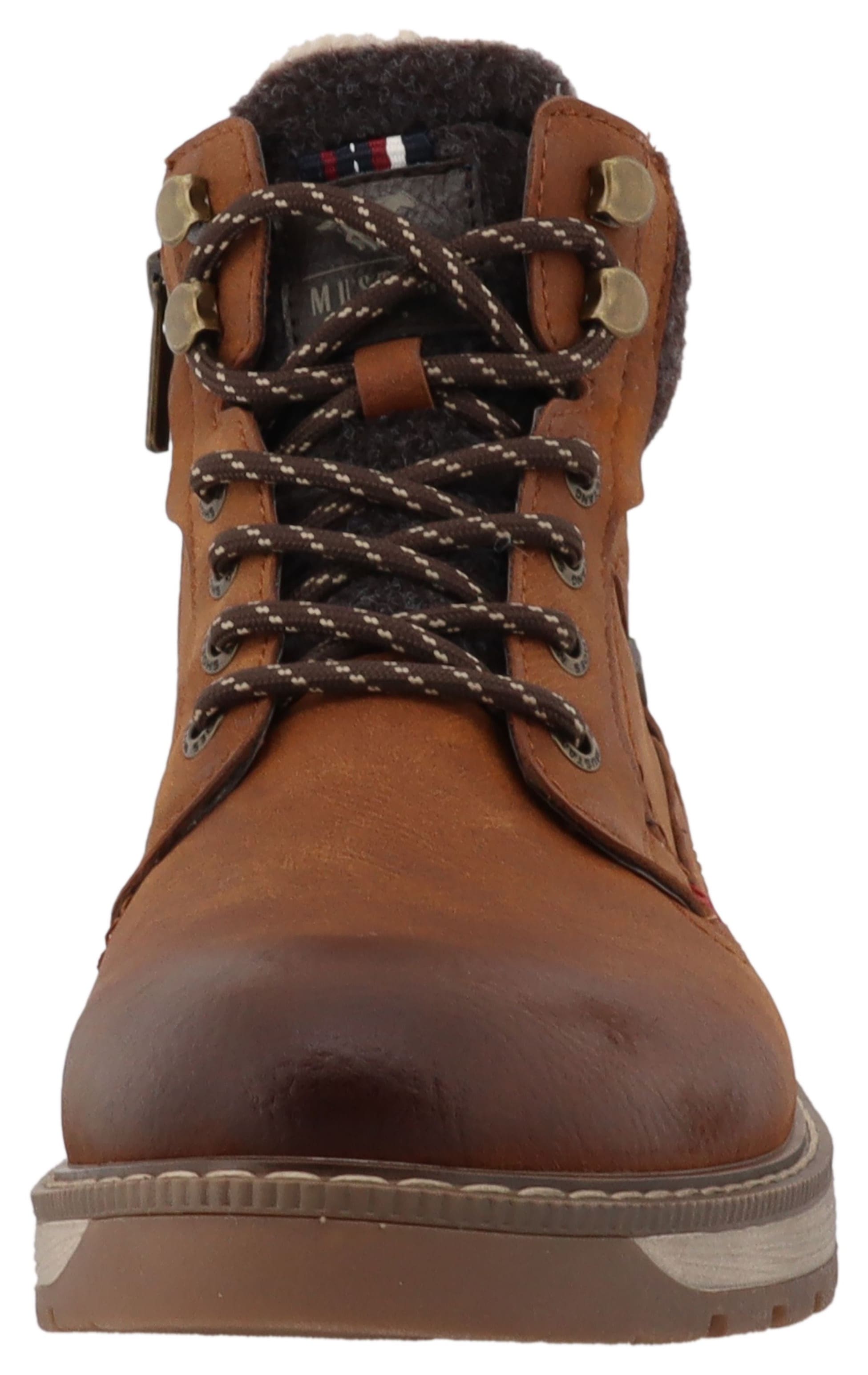 Mustang Shoes Bottes d'hiver »Maril«  worker boots, bottines à lacets avec équipement TEX