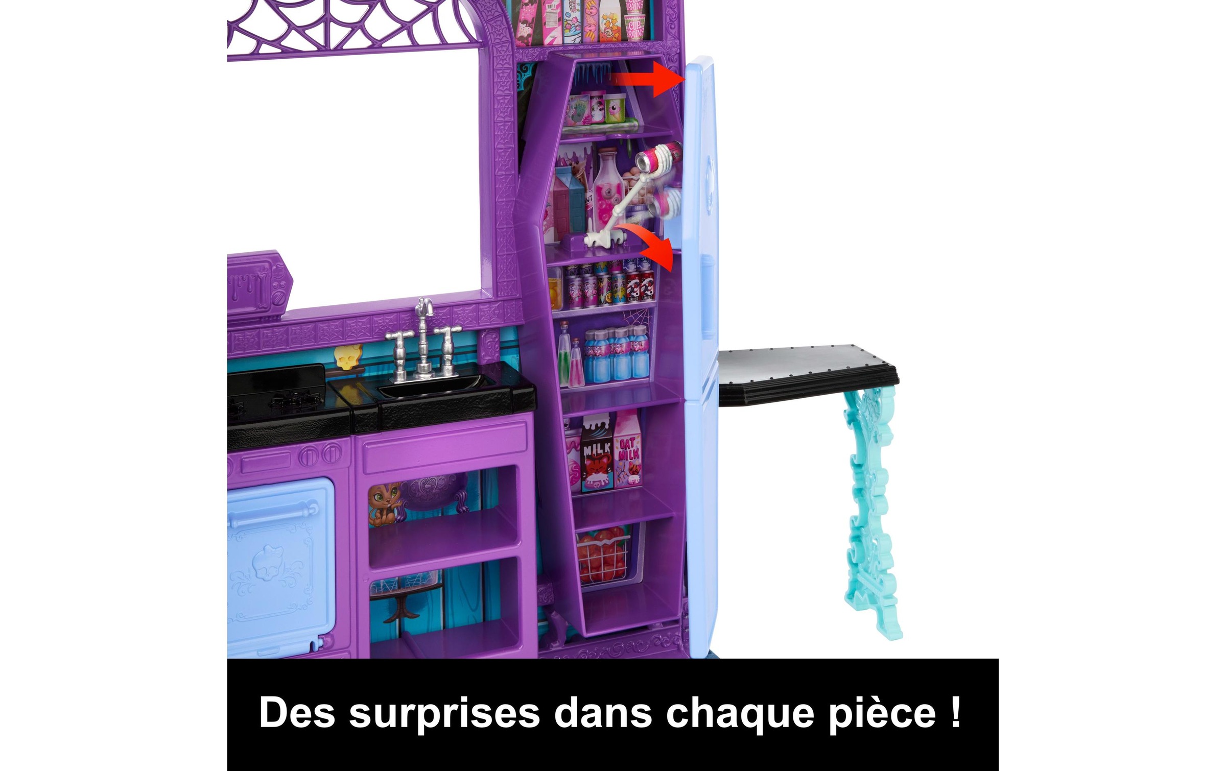 MonsterHigh™ Maison de poupées »Buh-tique Hotel Puppenhaus« mit 5 Spielbereichen und gruseligen Überraschungen