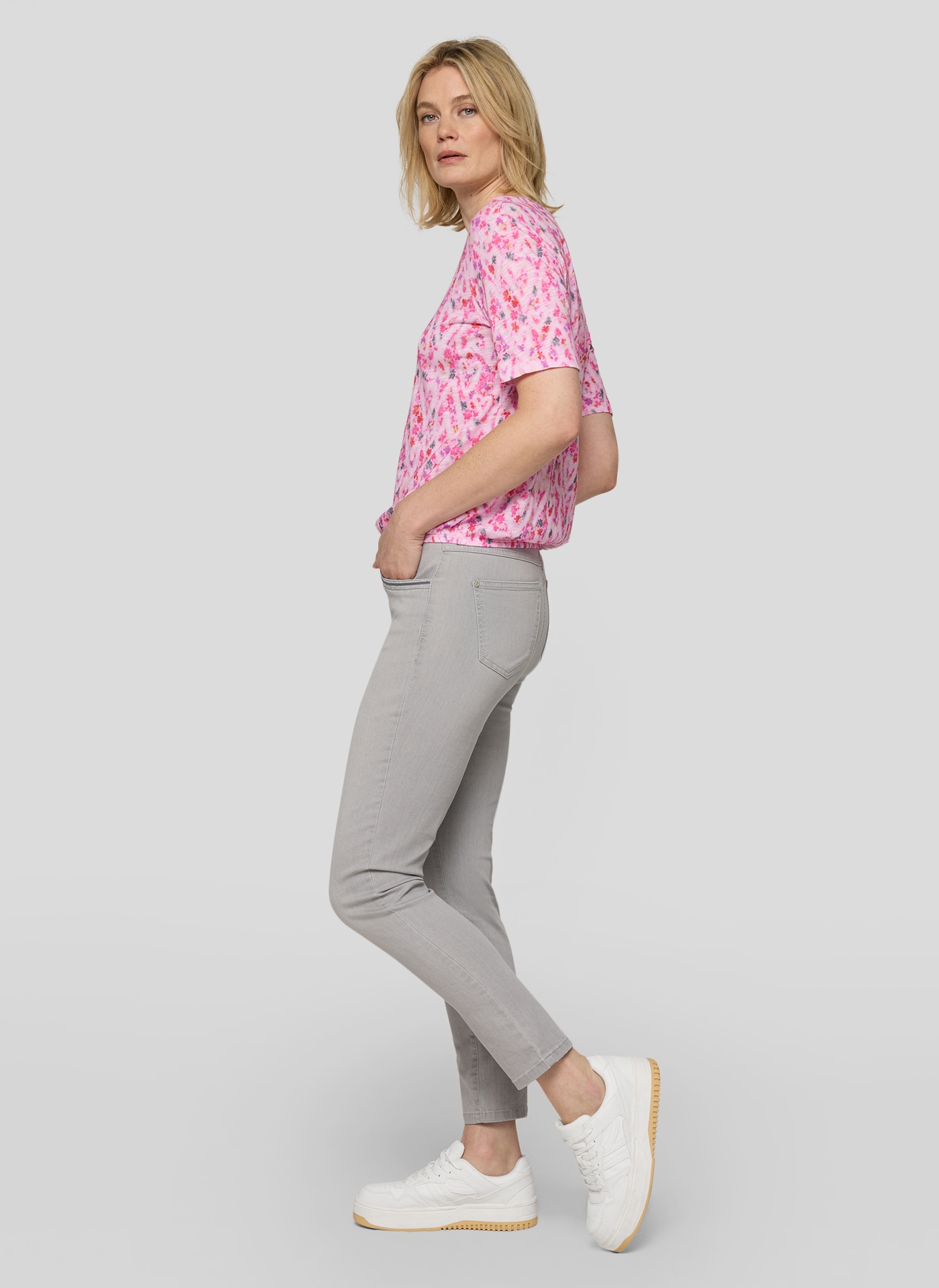 Rabe T-Shirt mit floralem Muster