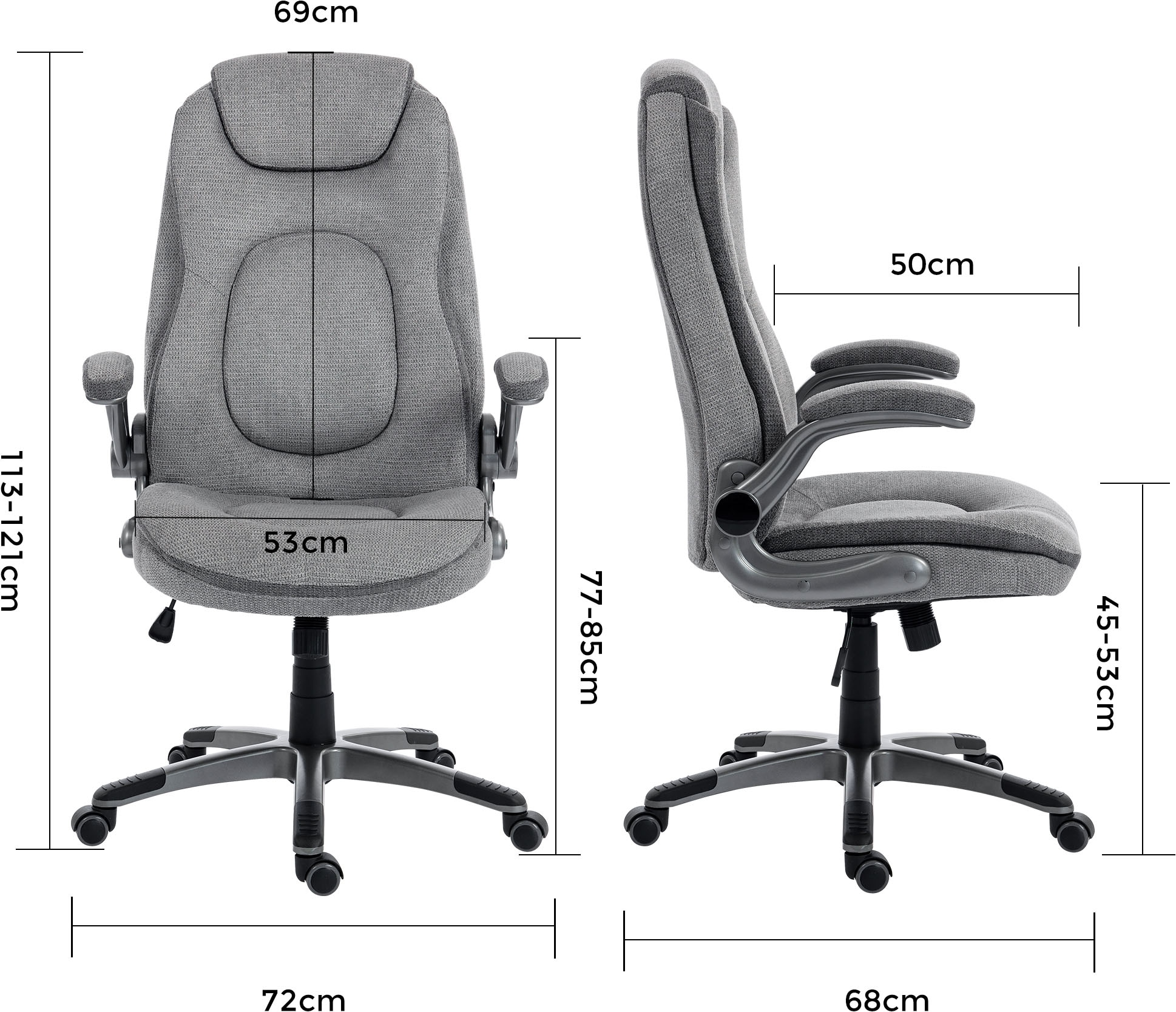 Duo Collection Fauteuil de direction »Nino« () 1 cuisaccoudoirs rabattables