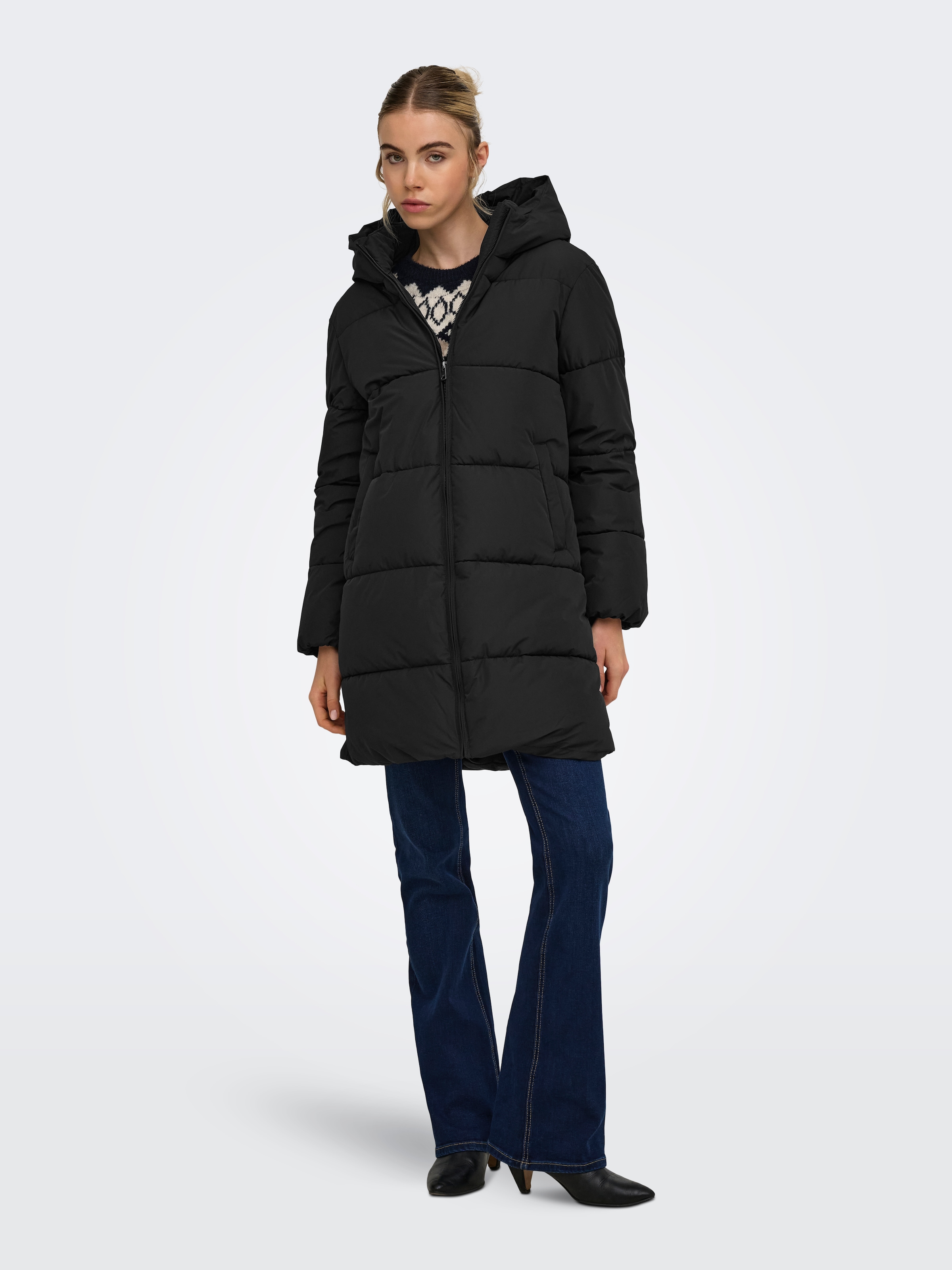 ONLY Steppmantel »ONLJUTA PUFFER COAT OTW« Kunstfaser