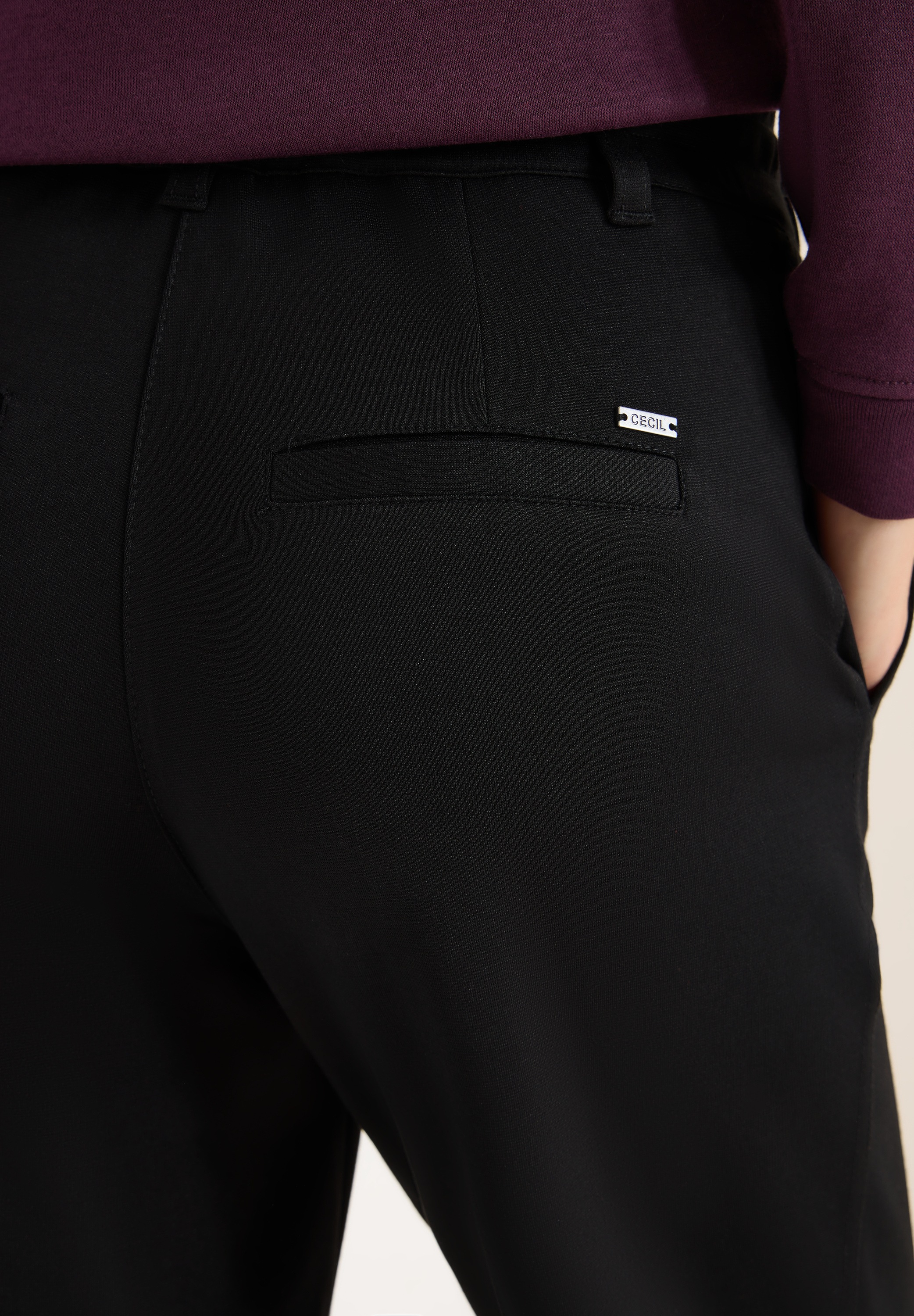 Cecil Pantalon en jersey »Style NEELE«  mit Gummizug und Kordel