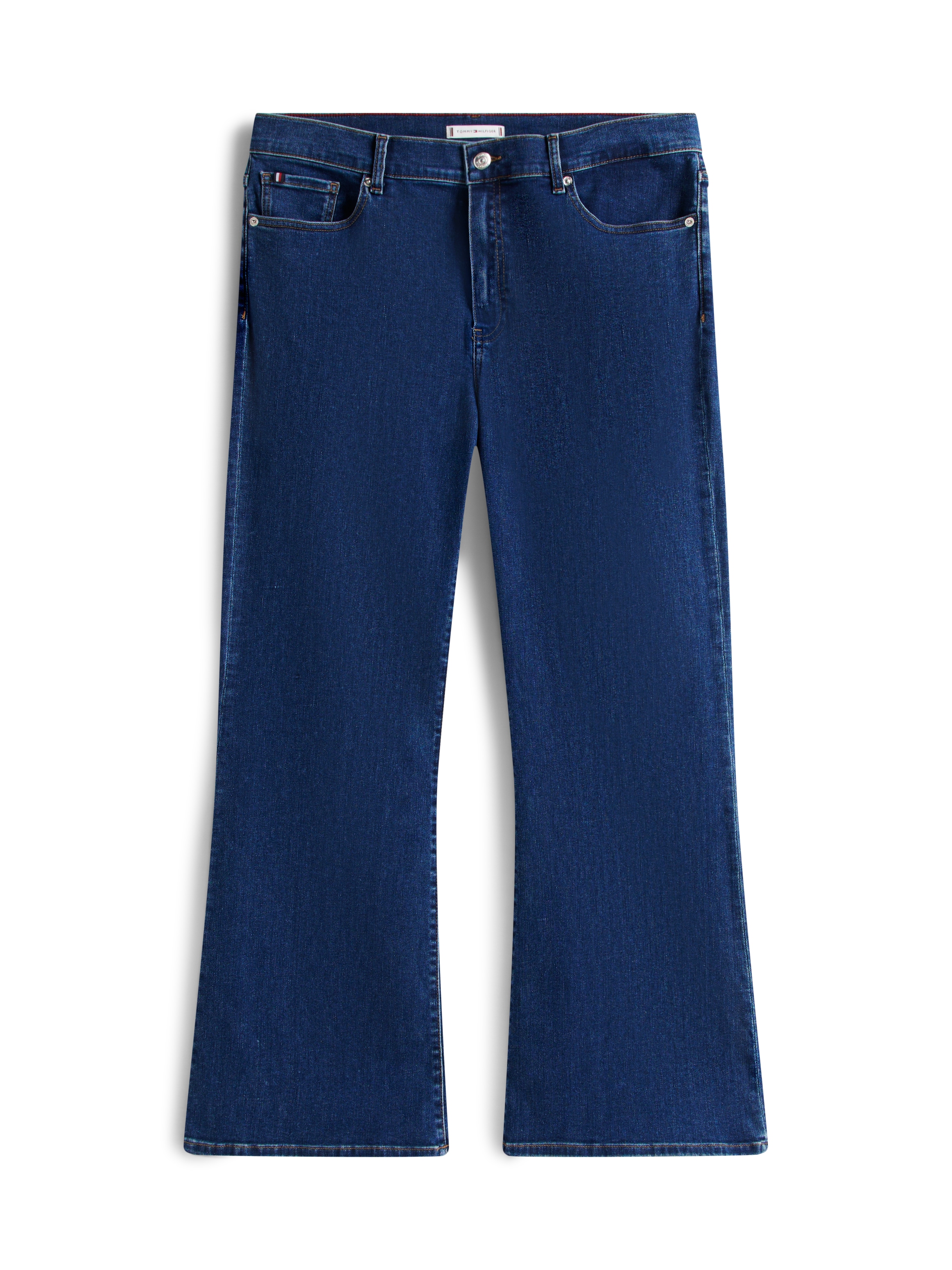 Tommy Hilfiger Curve Weite Jeans »CRV DNM EMI FLARE RW« in grossen Grössen, in ausgestellter Form