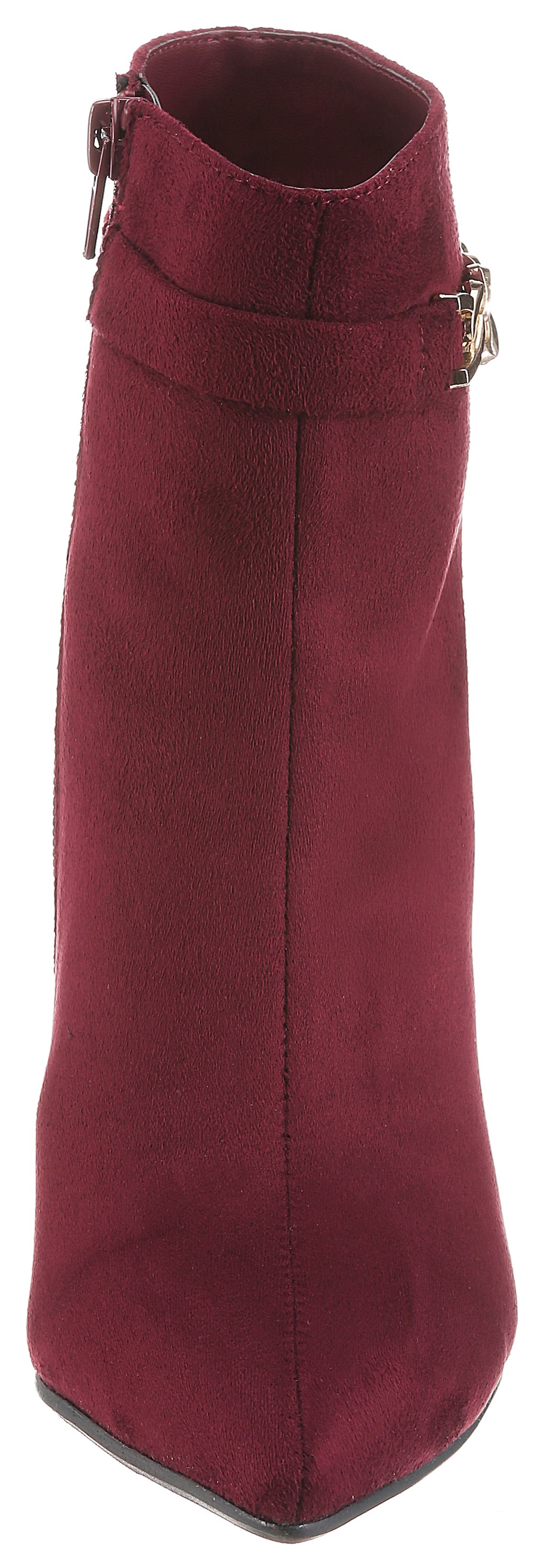 Aniston SHOES Bottines  bottines avec chaîne décorative dorée - NOUVELLE COLLECTION