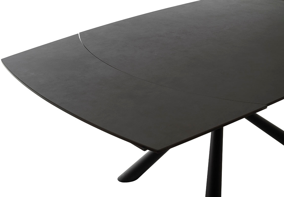 MCA furniture Esstisch »NICOSIA Vierfusstisch 130-190 cm« Einzelstück,  Keramik, Metall, Rotationsauszug, ausziehbar, Tischplatte 11 mm