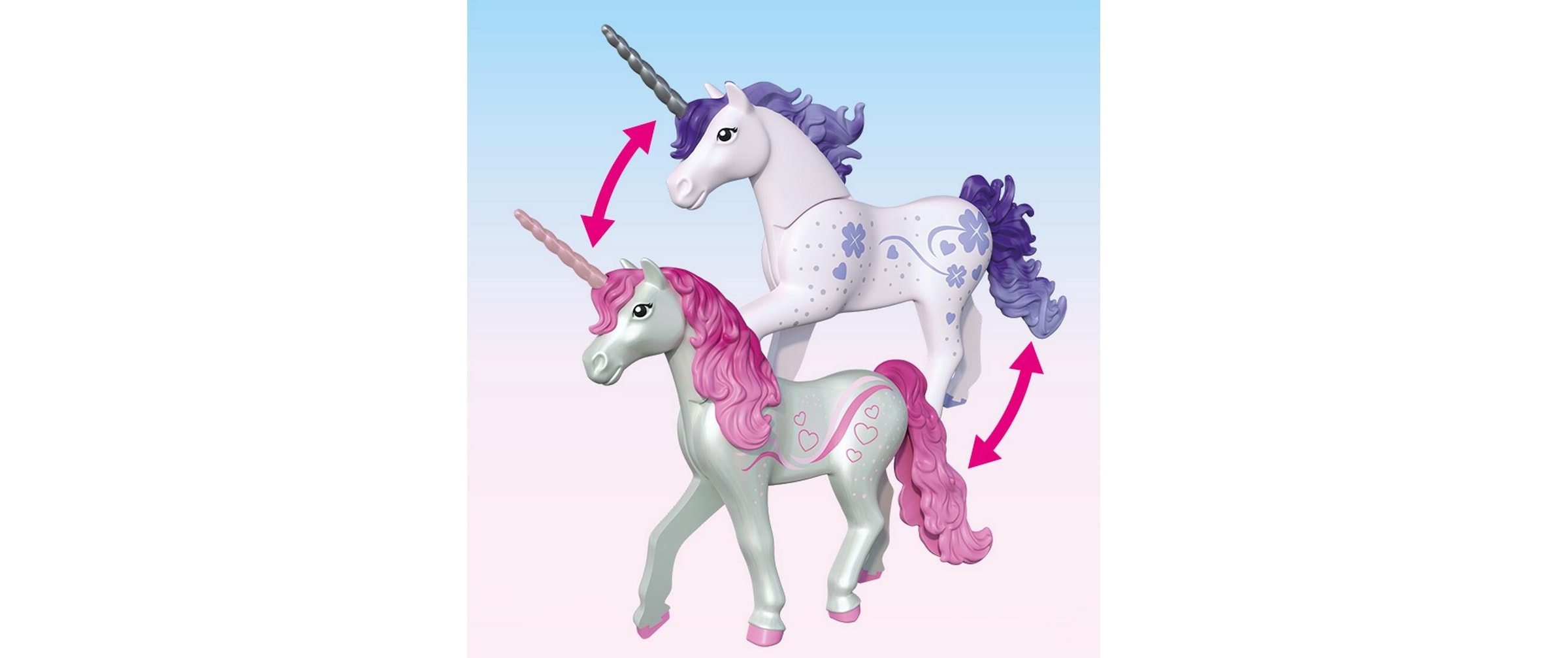 Playmobil® Pions de construction »Princess Magic Zauberhafter Einhorn-Stall 71839«
