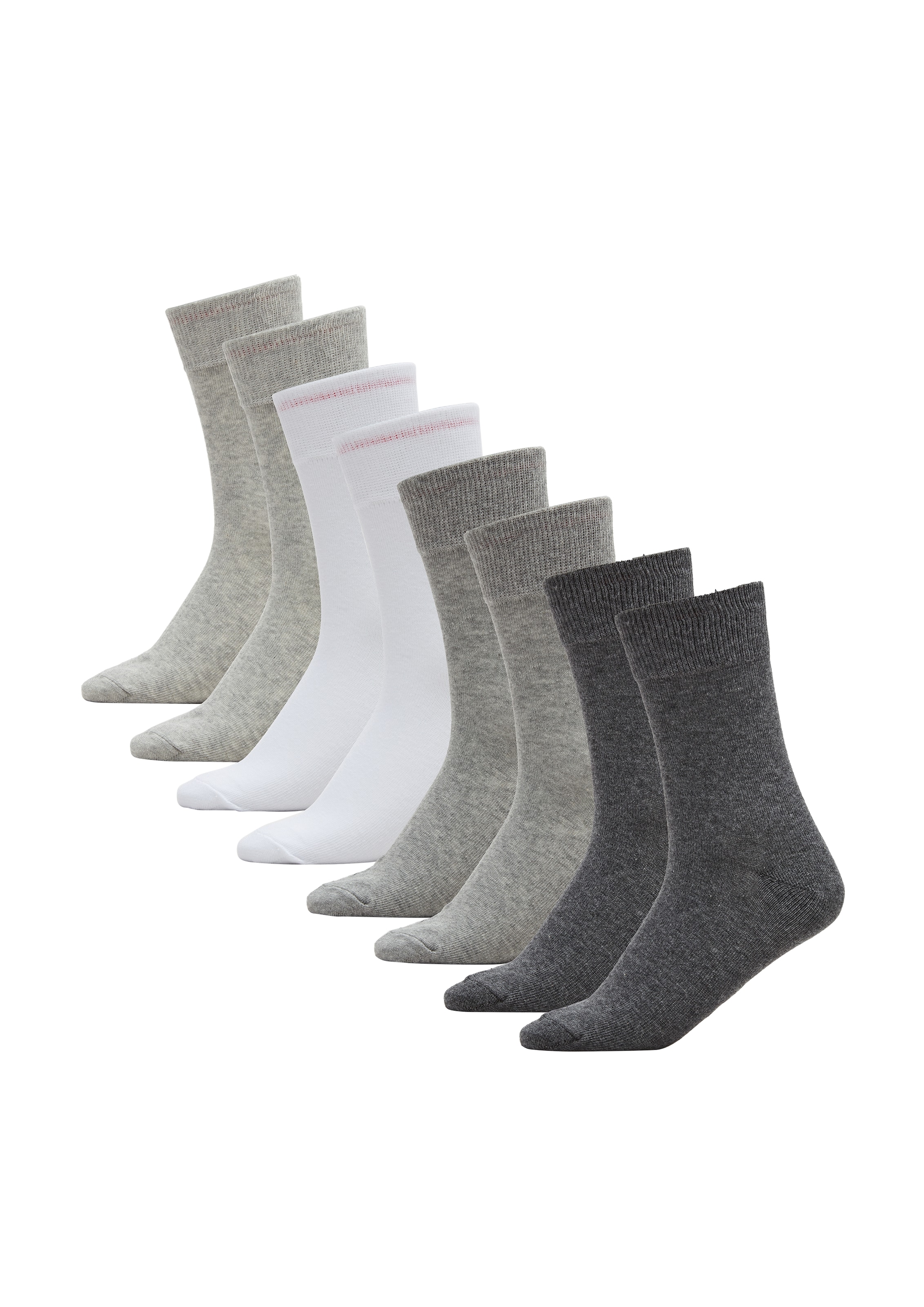 s.Oliver Chaussettes »essentials« 8 Couple tlg. mit weichem Bund