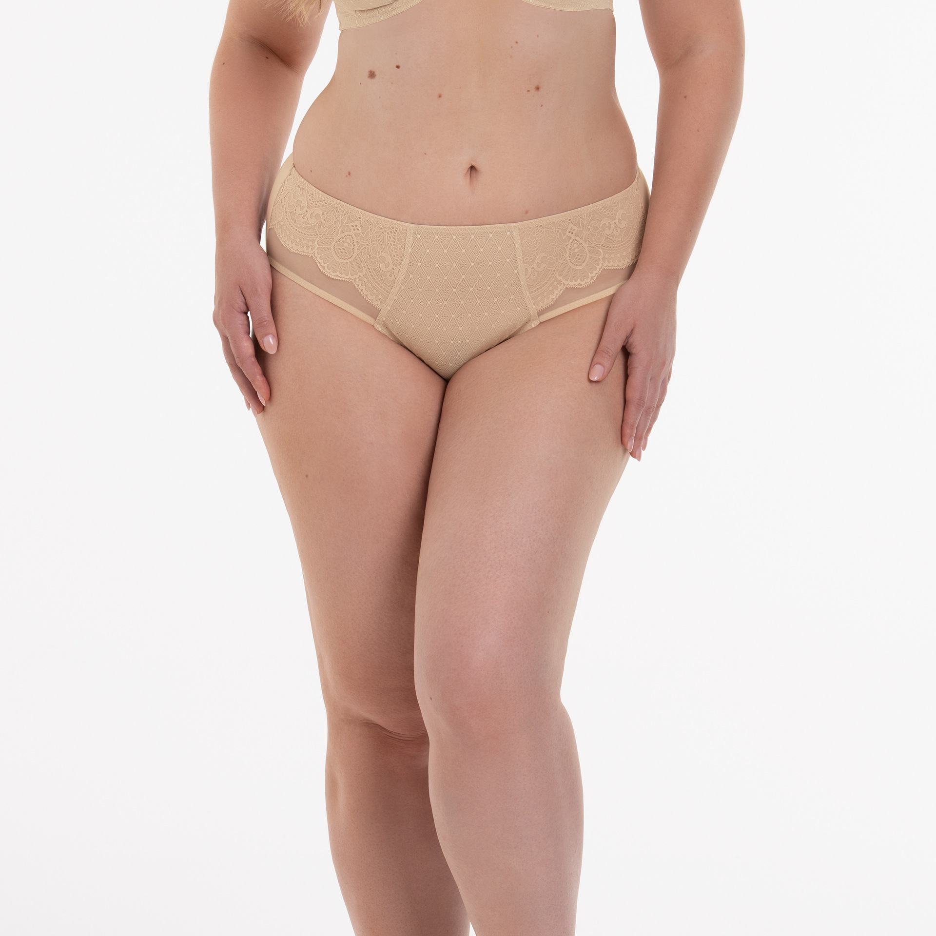 Rosa Faia Culotte haute »Selma« séduisant, élégant, élastique, facile d’entretien, féminin, avec dentelle