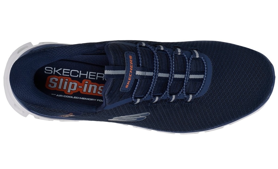 Skechers Slip-On Sneaker »GLIDE-STEP«  Schlupfschuh, Freizeitschuh, Trainingsschuh mit praktischem Gummizug