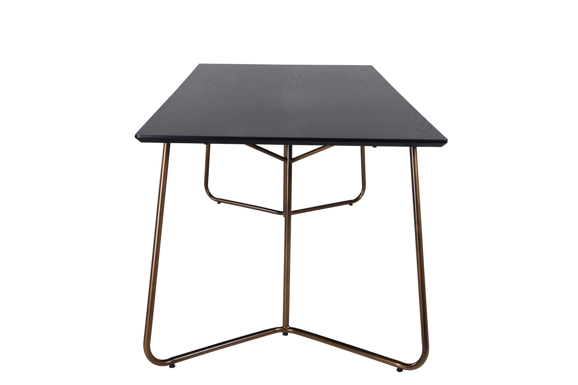Venture Home Esstisch »Petra, rechteckiger Esstisch mit Holzfurnier, 190 × 90 cm« Esszimmertisch, MDF, Holzfurnier-Optik, Eisenbeine, rechteckig, modern