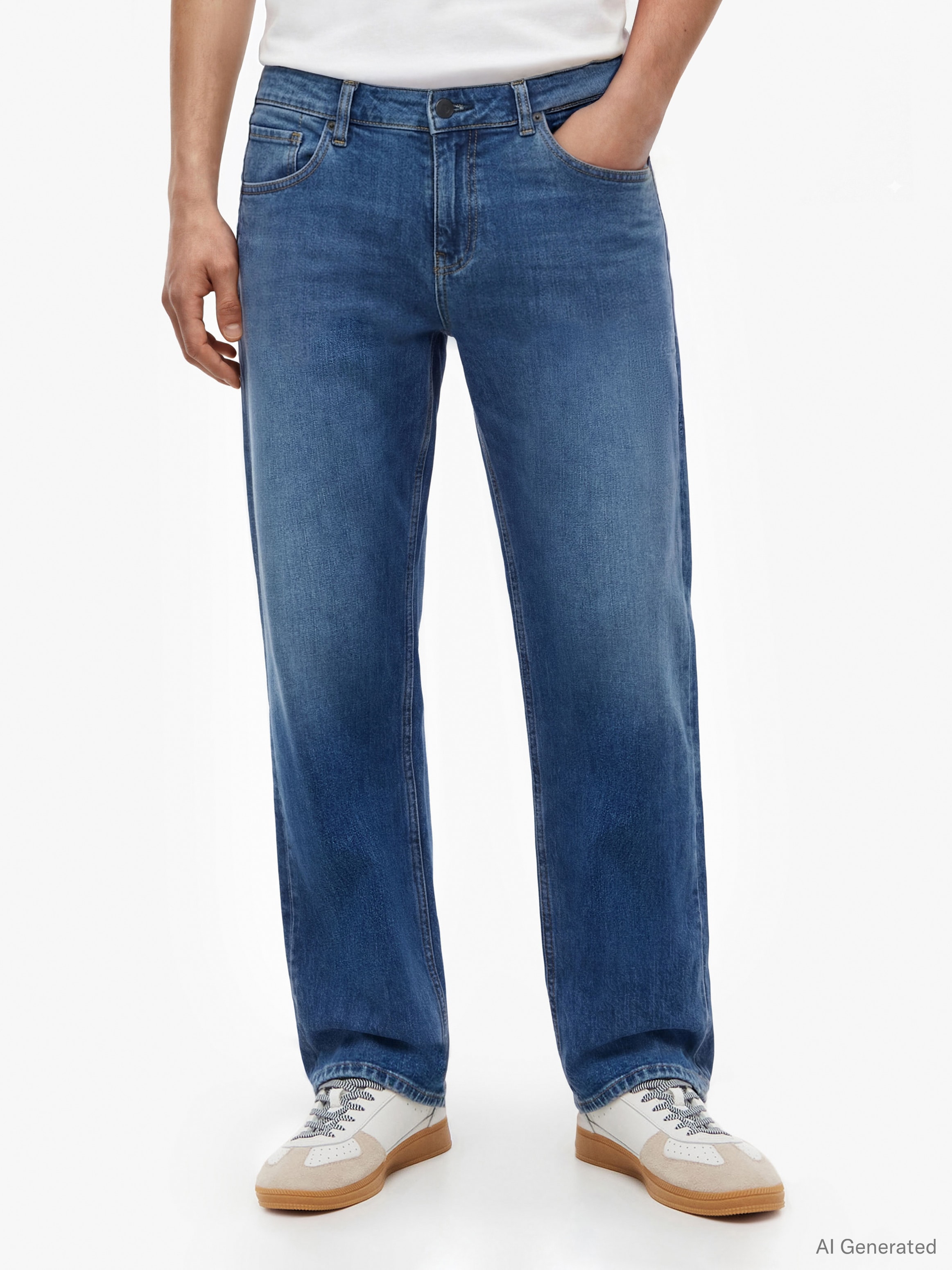 Tommy Jeans 1100000002199 »Otis Regular Straight« Jean coupe droite, taille régulière
