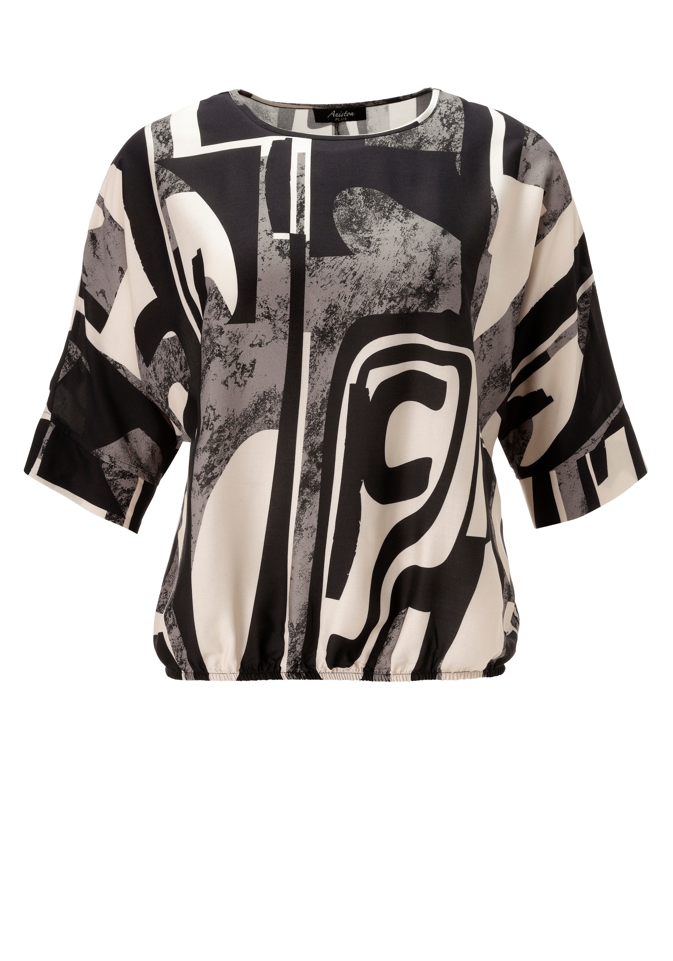 Aniston PLUS Blouse à enfiler avec motif abstrait - NOUVELLE COLLECTION