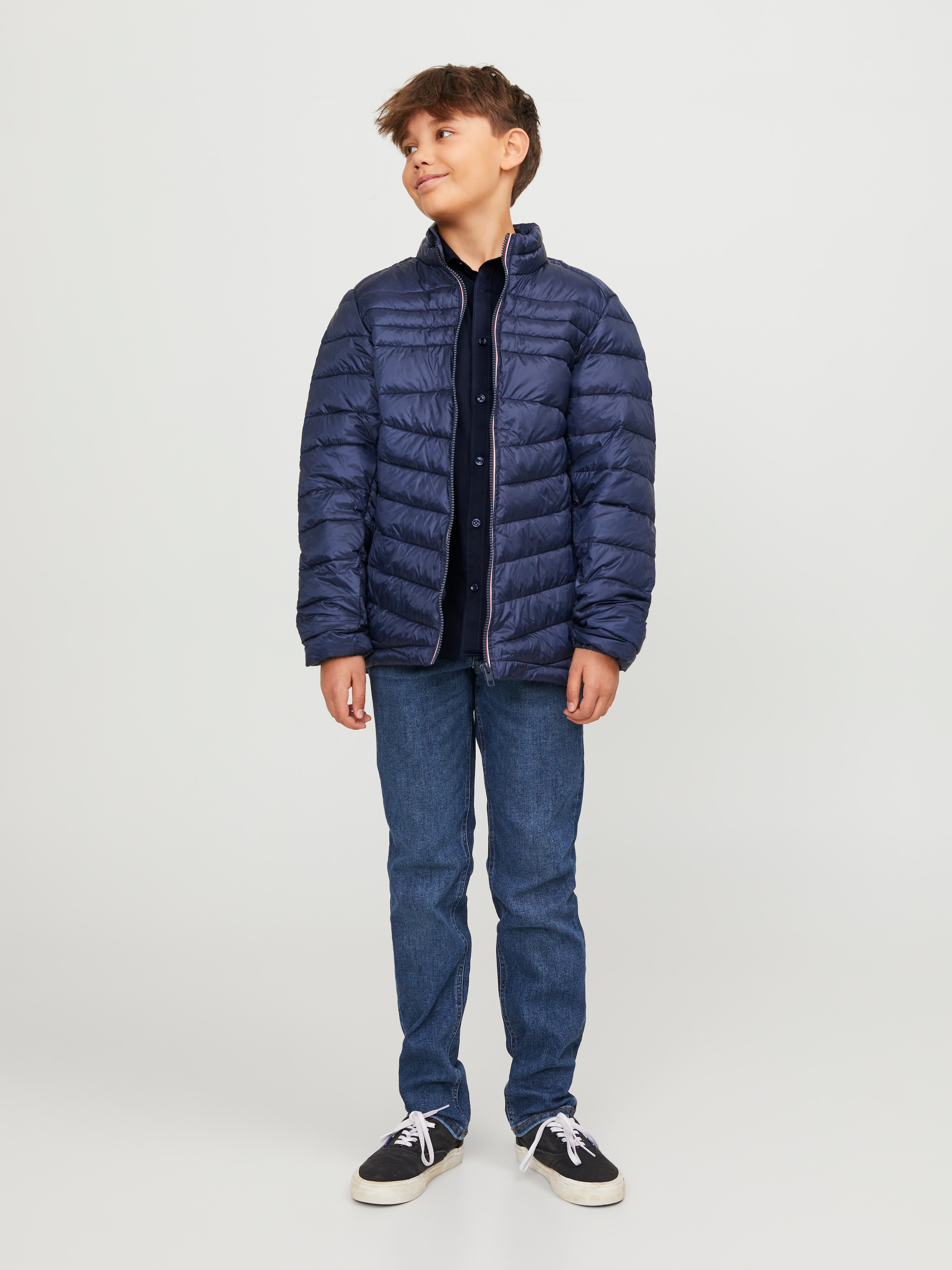 Jack & Jones Junior Langarmhemd »JPRPARMA cool, elastisch, kombinierbar« Baumwollmischung, regular fit