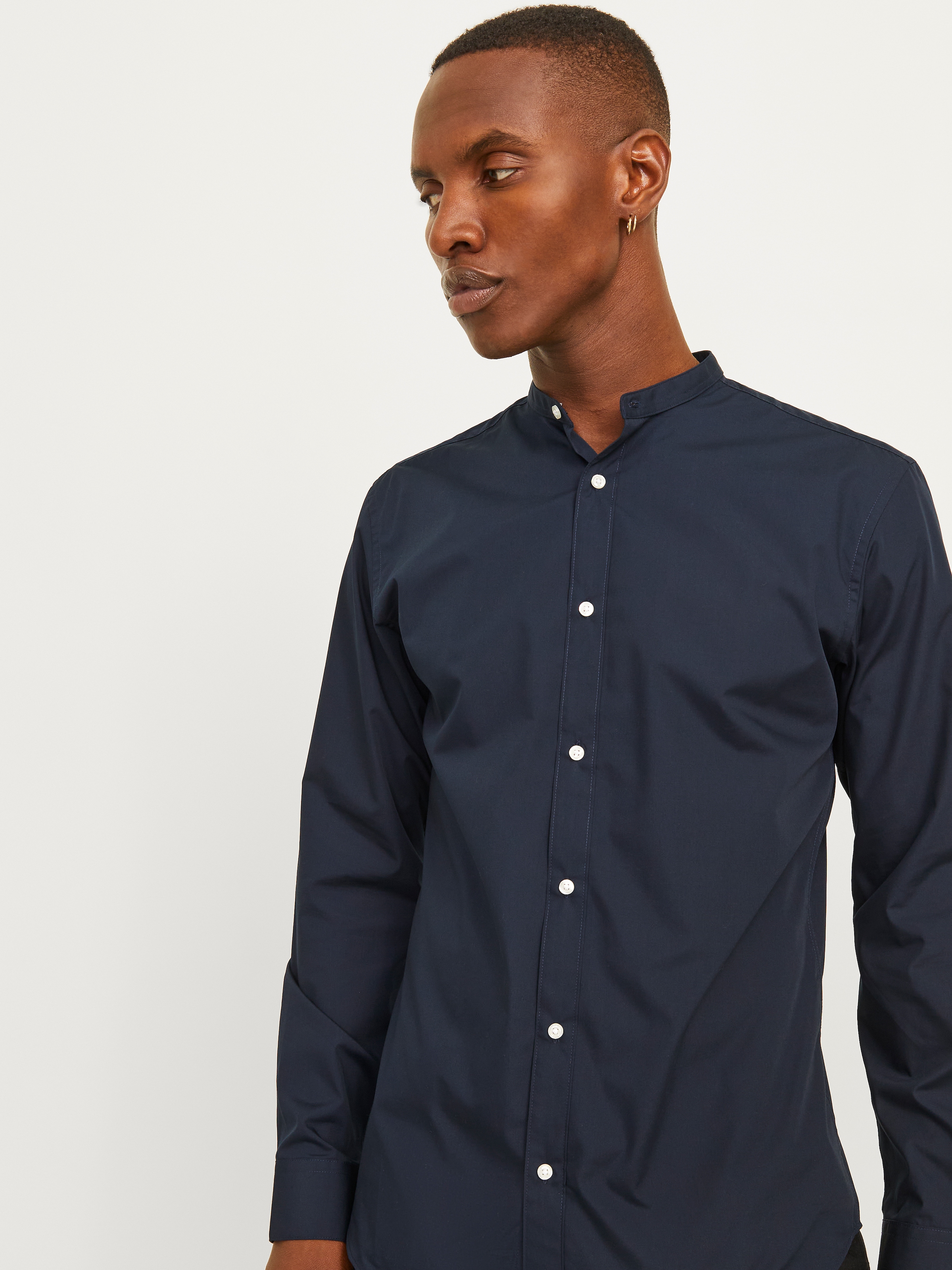 Jack & Jones Langarmhemd »JJJOE SHIRT LS PLAIN MAO«