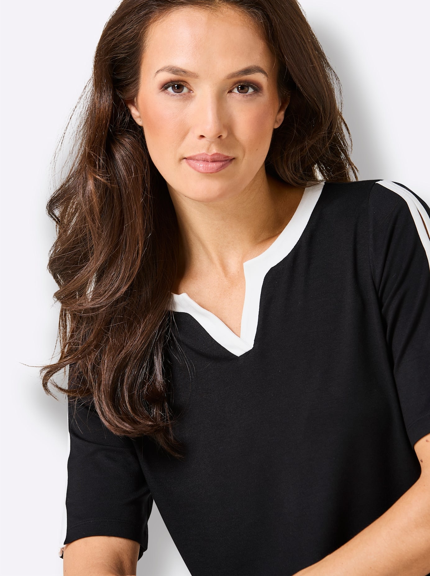 CREATION L PREMIUM T-shirt à manches courtes »Modal-Shirt« 1 pièces