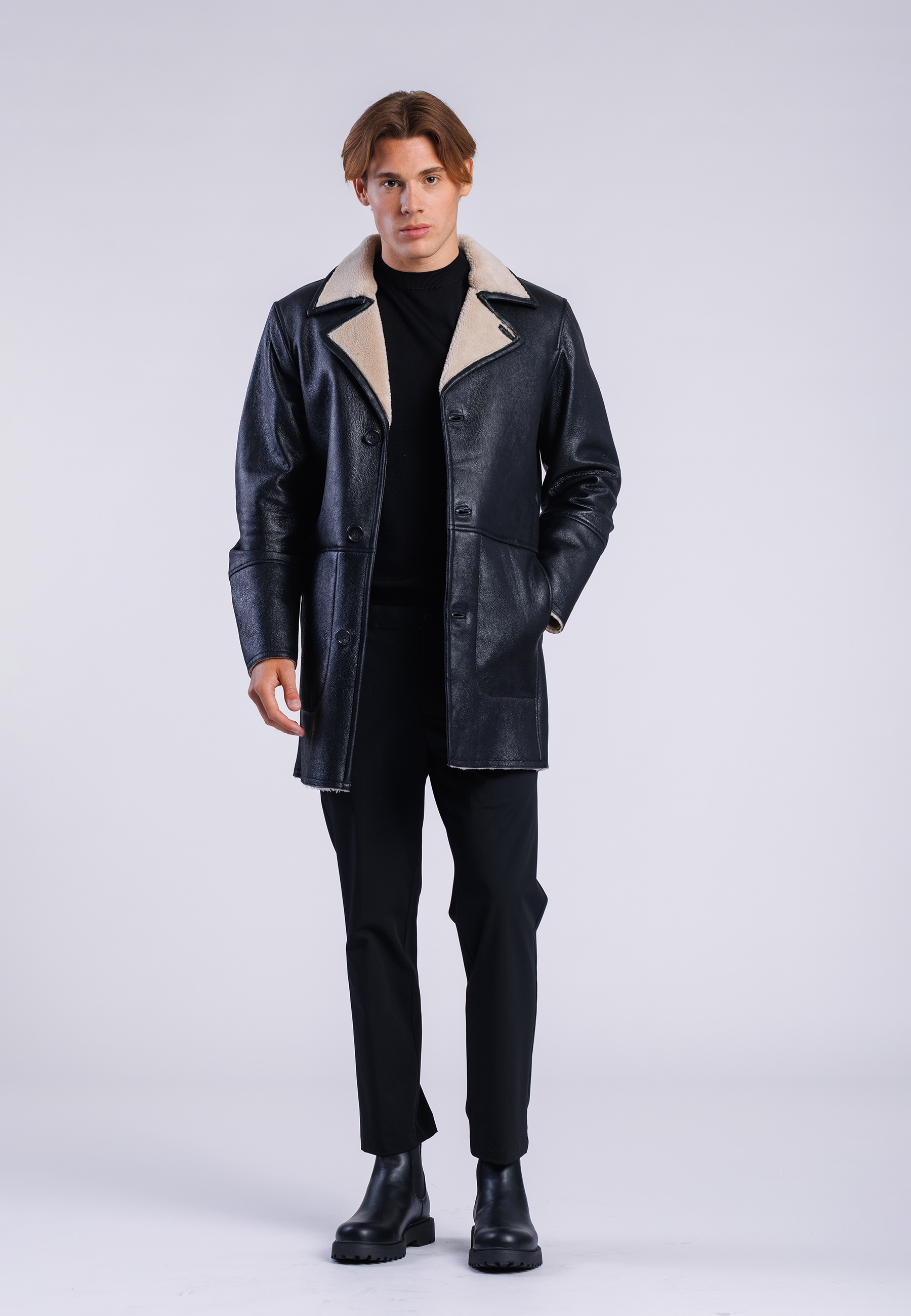 Freaky Nation Veste en cuir »Silent Power-FN«