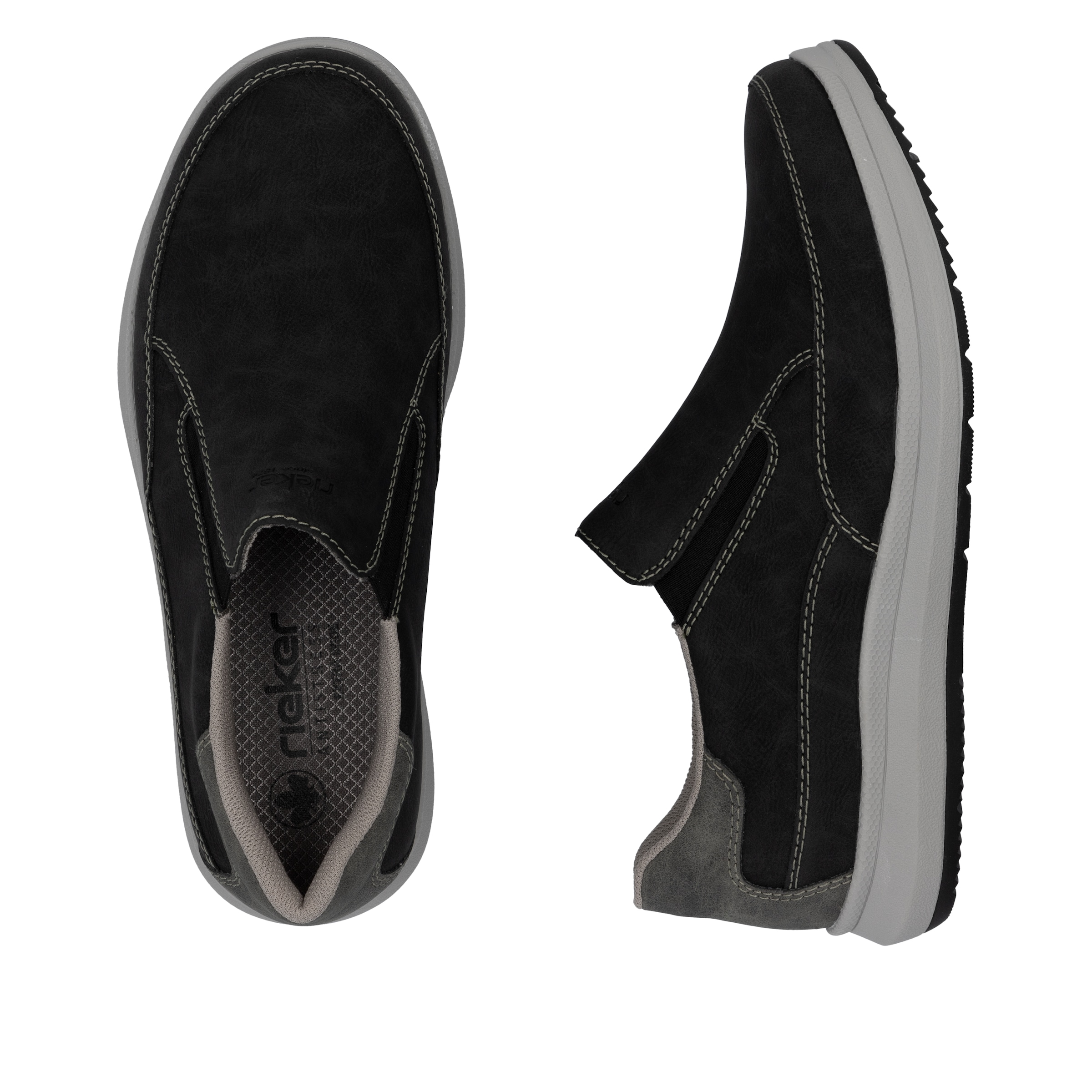 Rieker Slipper  , sneaker slip-on, chaussure basse, loafer, chaussure décontractée avec élastique