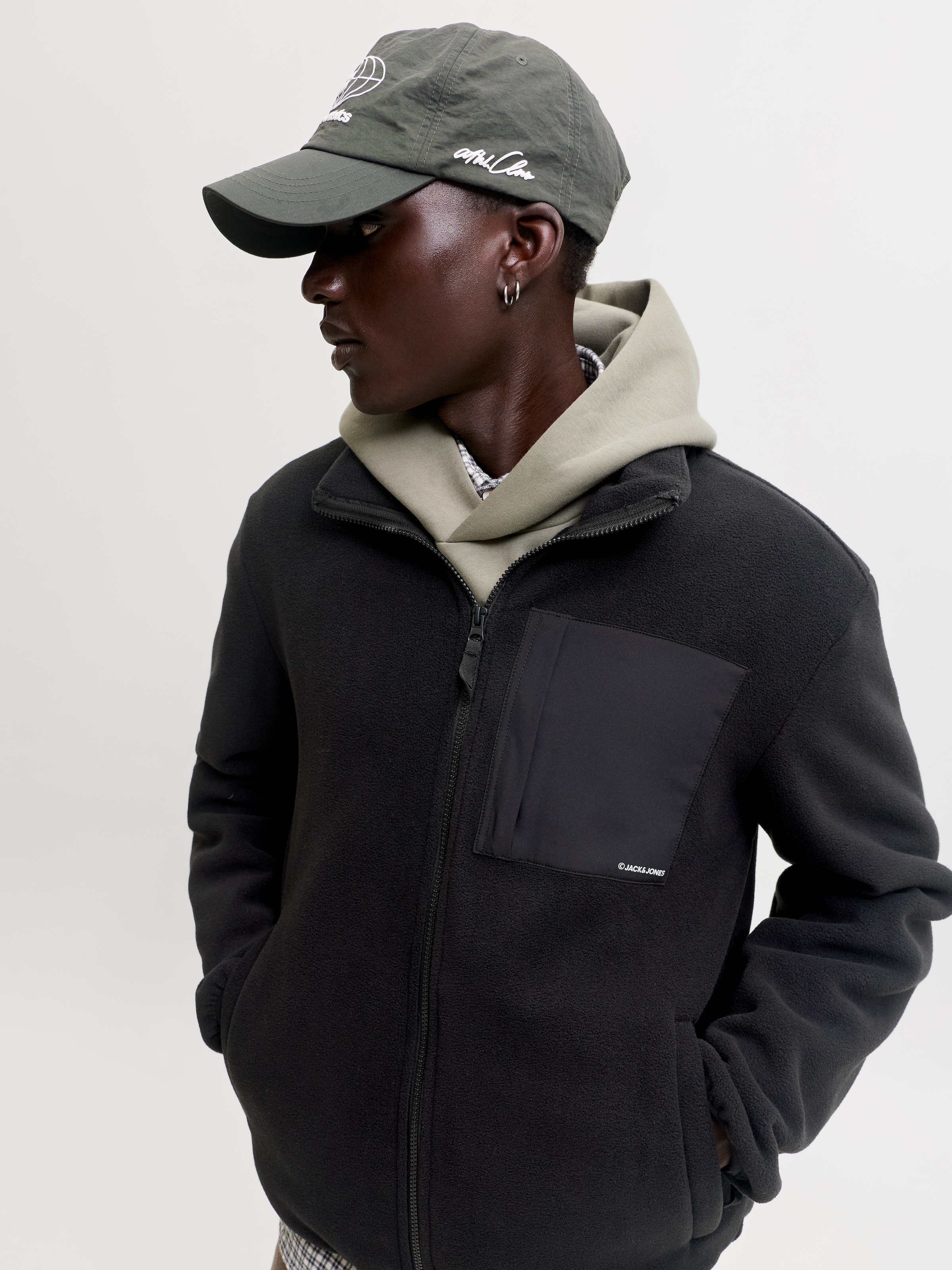 Jack & Jones Fleecejacke »JJEMASON FLEECE SN« Kunstfaser, regular fit
