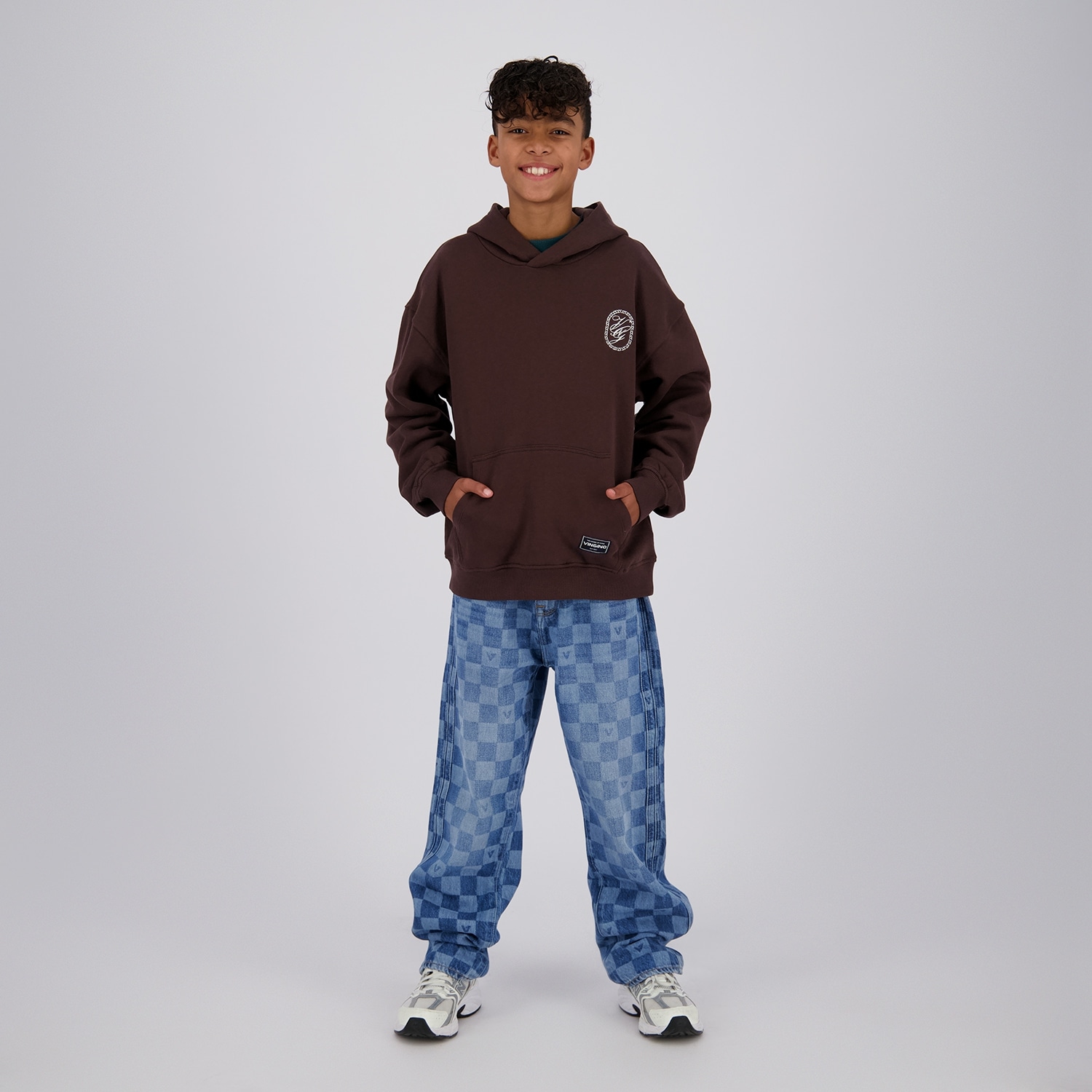 Vingino Sweat à capuche , avec imprimé / coton / pour garçons
