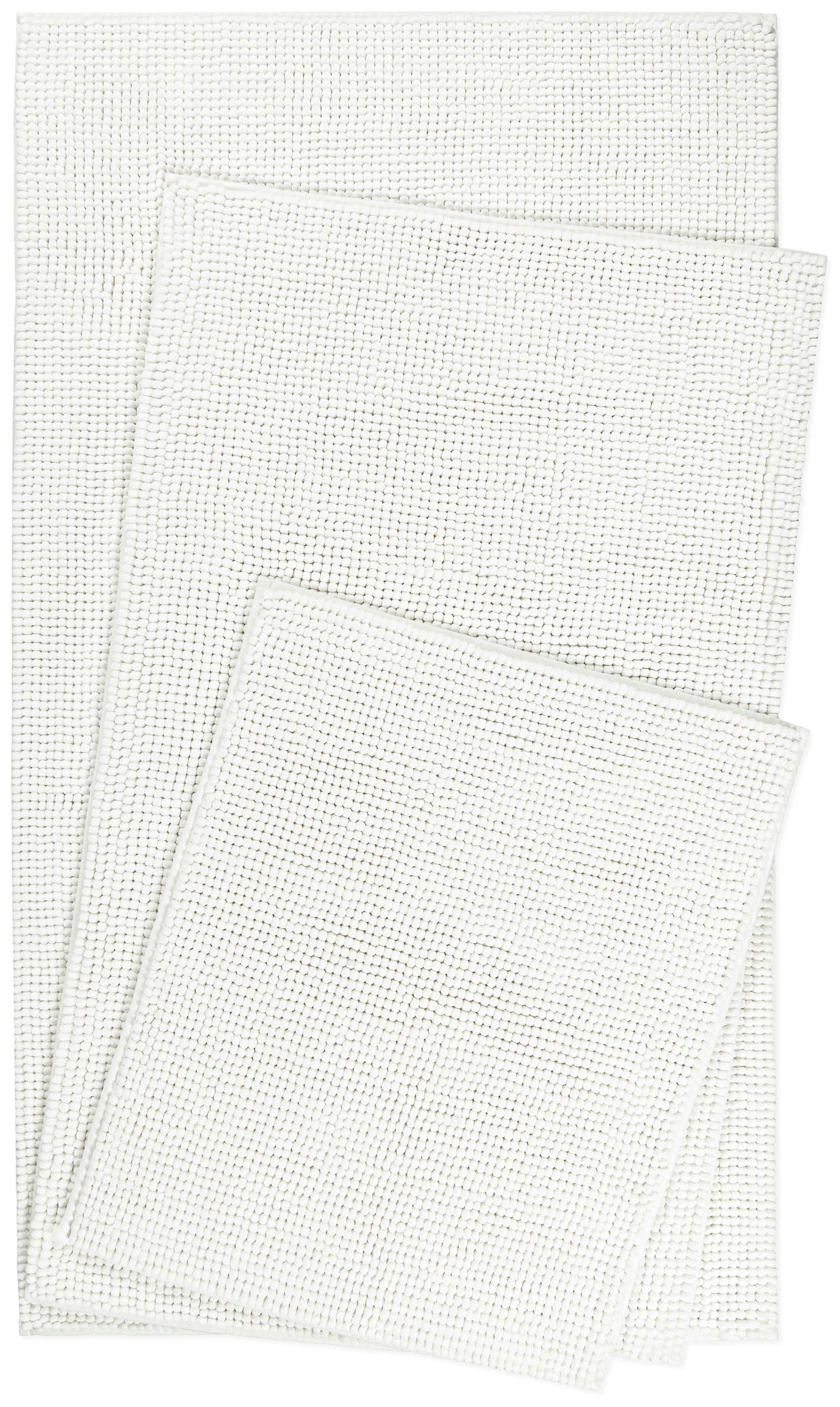 Wecon home Basics Tapis de bain »Balu« Höhe 14 mm Chenille, waschbar, rutschfest, schnell trocknend, weich, Badteppich