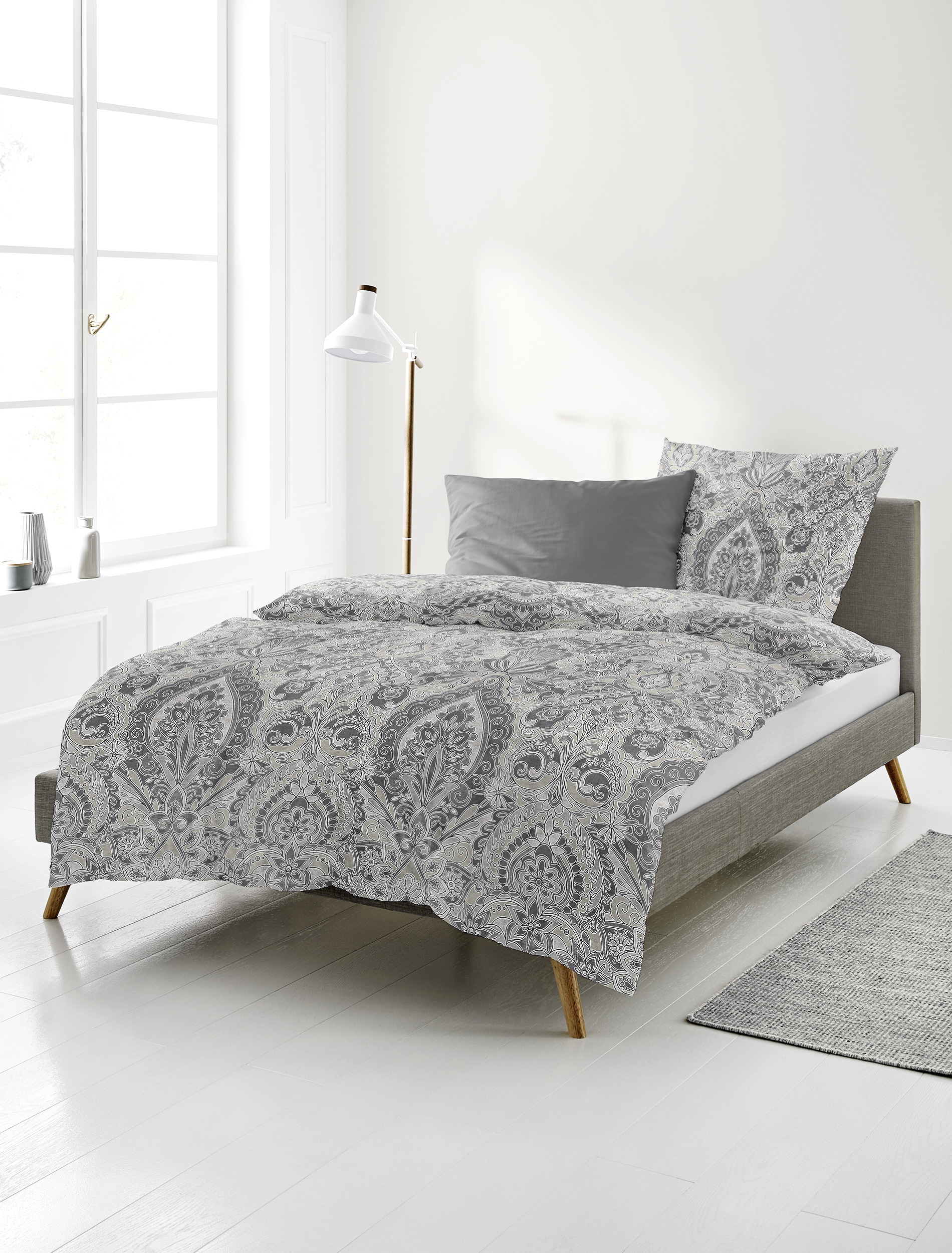 BIERBAUM Linge de lit »3846« 2 cuis tlg. Biber, 100 % Baumwolle, pflegeleicht, kuschelig weich