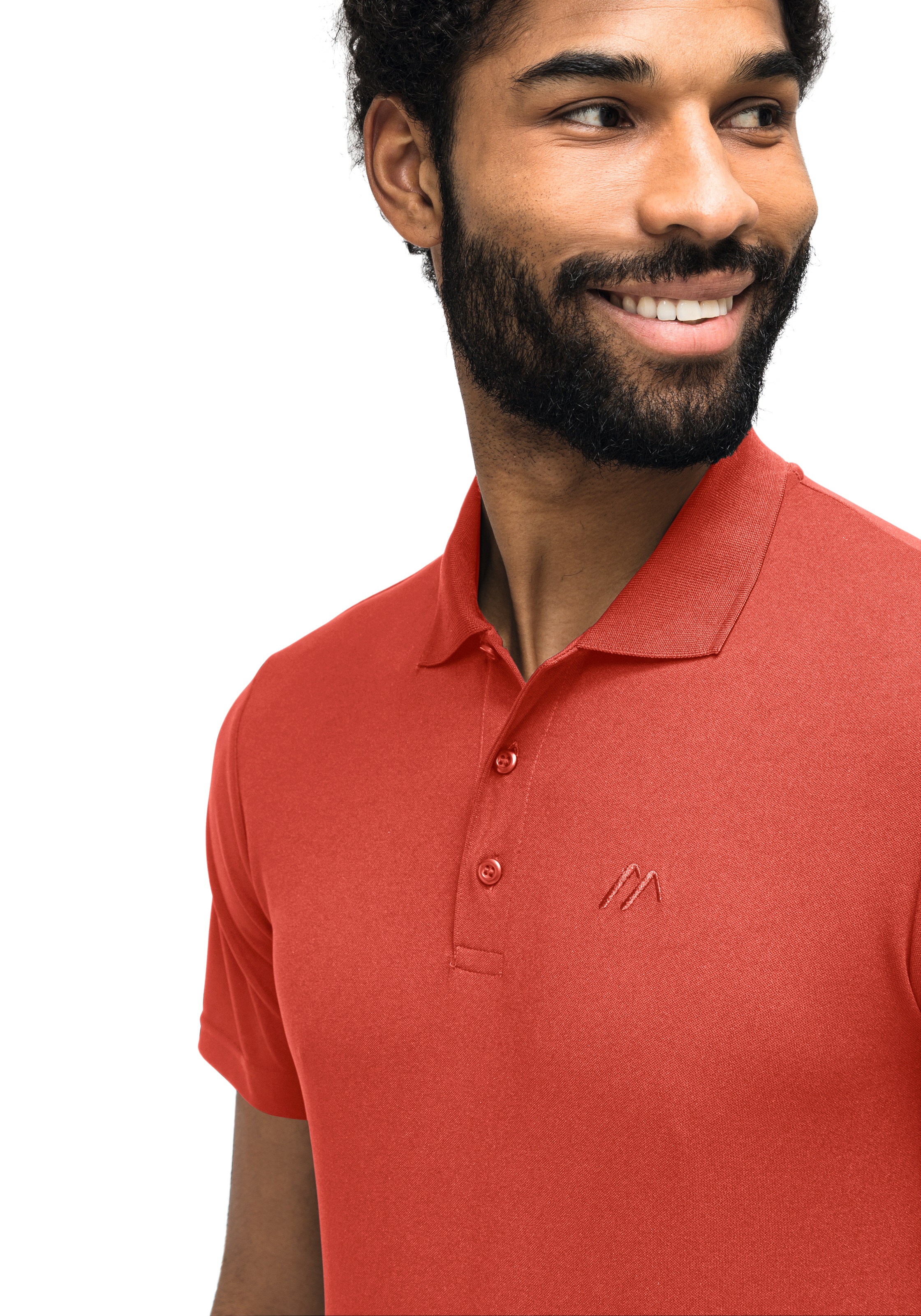 Maier Sports T-shirt fonctionnel »Ulrich« Herren Poloshirt, kurzarm Freizeit-Shirt mit Hemdkragen, Reg. Fit