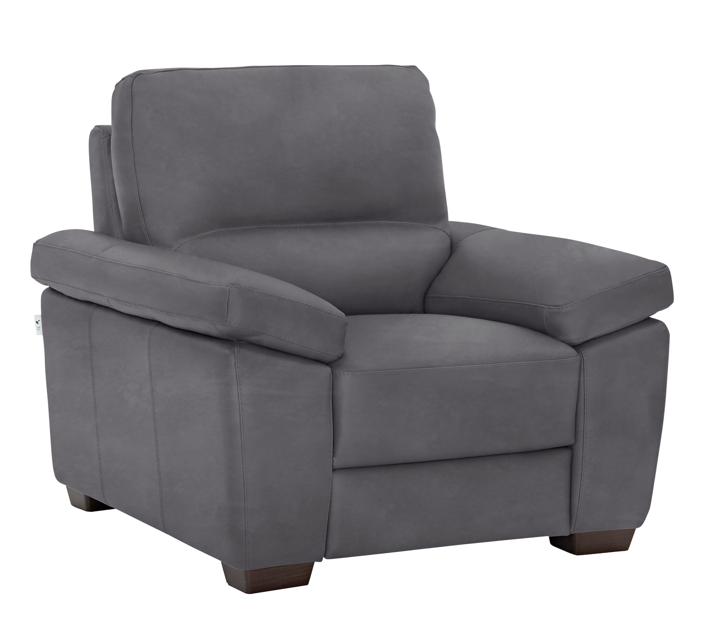 CALIA ITALIA Sessel »Gaia, in edlem Design und mit erstklassigem Sitzkomfort« aus pflegeleichtem Luxus-Microfaser Ginevra Hydro Care