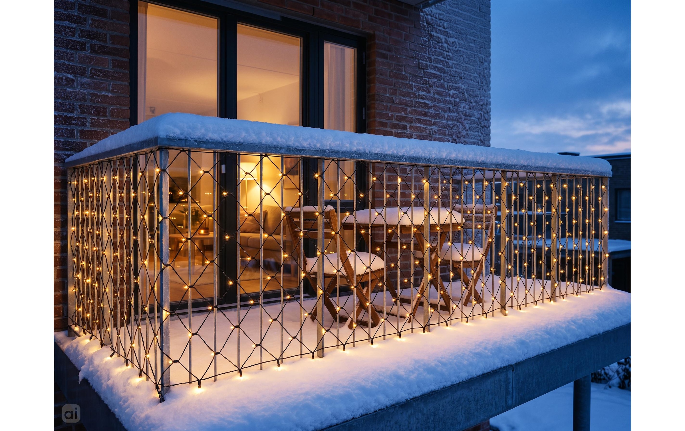 Cocon Guirlande lumineuse »Lichternetz, 240 LEDs Warmweiss, 1.2 x 3 m«