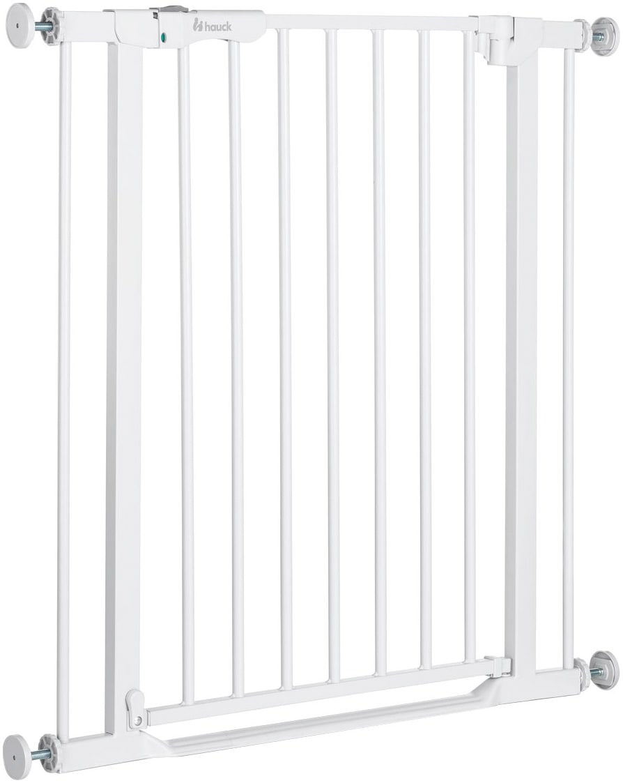 Hauck Türschutzgitter »Clear Step Autoclose 2, White« auch als Treppenschutzgitter verwendbar; 75-80, flacher Durchgang
