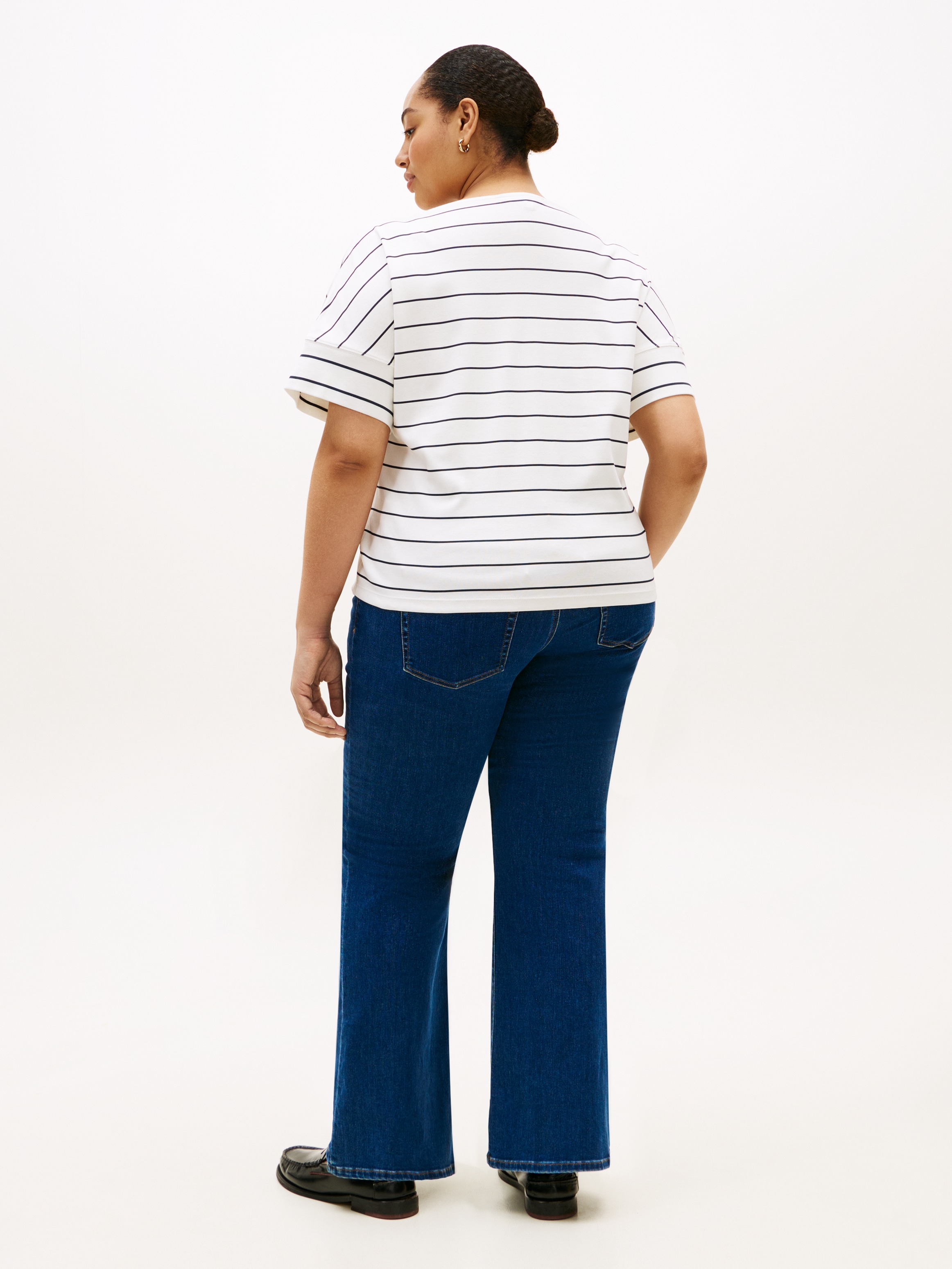 Tommy Hilfiger Curve T-shirt à manches courtes »CRV MDRN CODY CAP SLV C-NK TEE« en grandes tailles