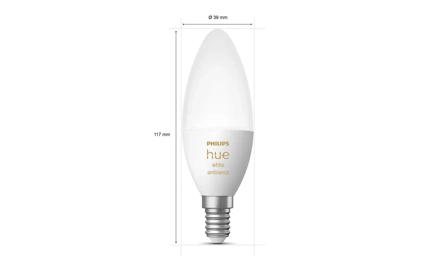 Philips Hue Ampoules LED »WA B39 E14 LED« blanc chaud - blanc froid