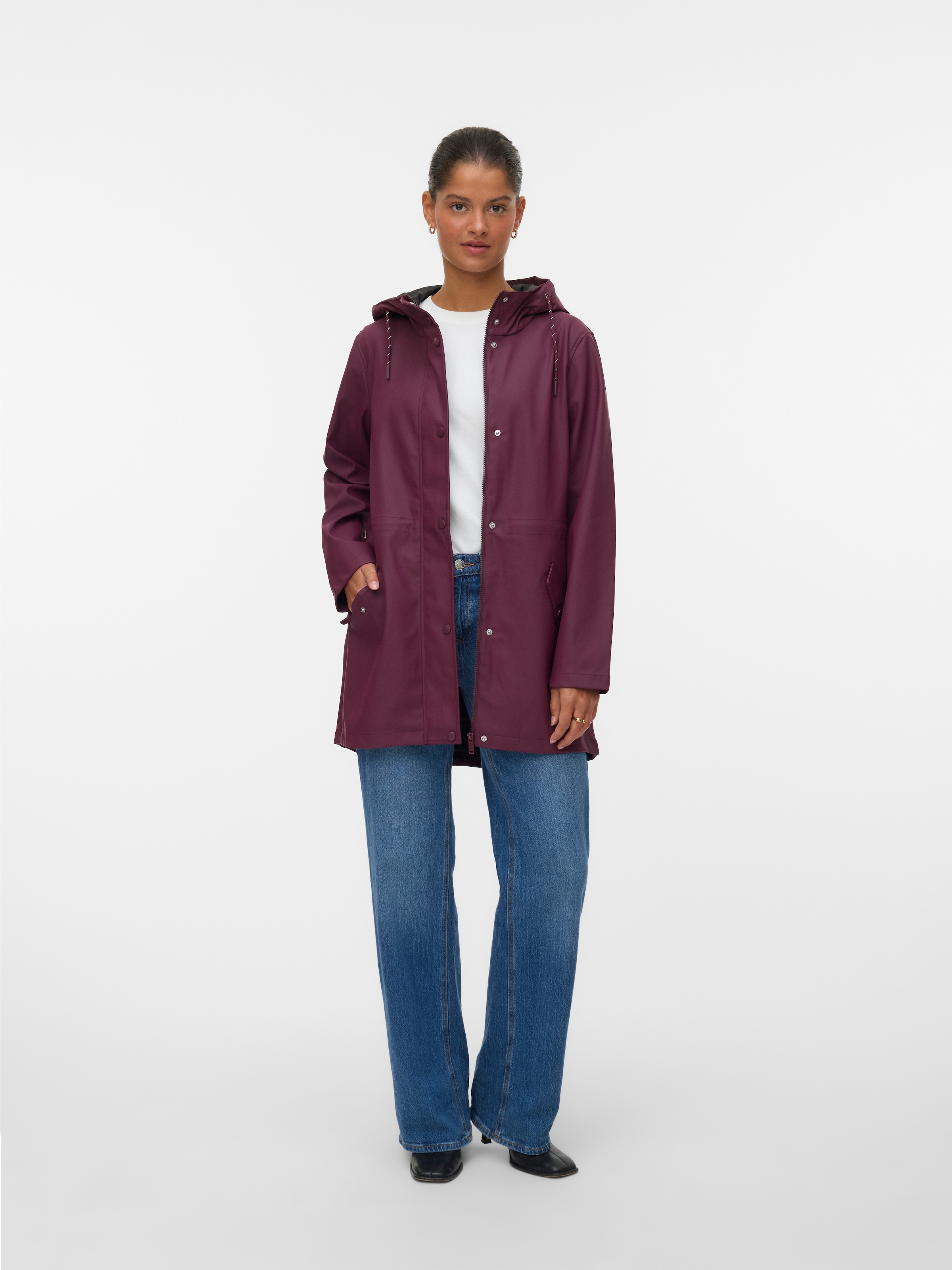 Vero Moda Veste de pluie »VMMALOU COATED JACKET« mit Kapuze