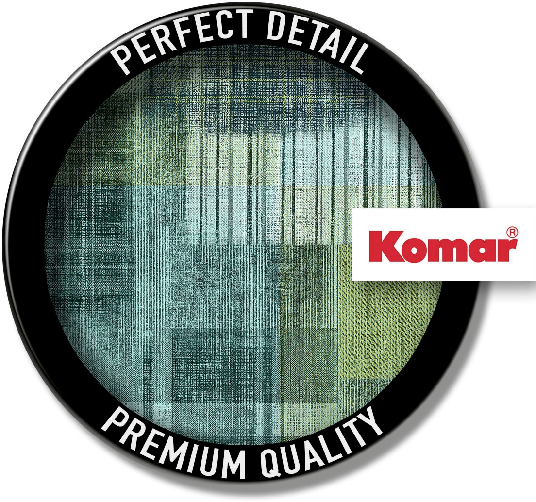 Komar Vliestapete »Digitaldruck Vlies -  Patchy Plaid - Grösse 200 x 250 cm« bedruckt glatt Wohnzimmer, Schlafzimmer
