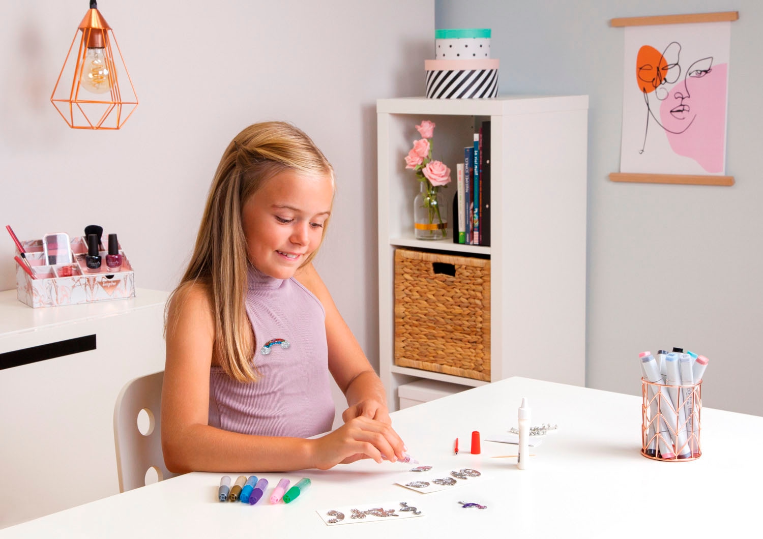 Lena® Set créatif »Metal Sparkling Pin«