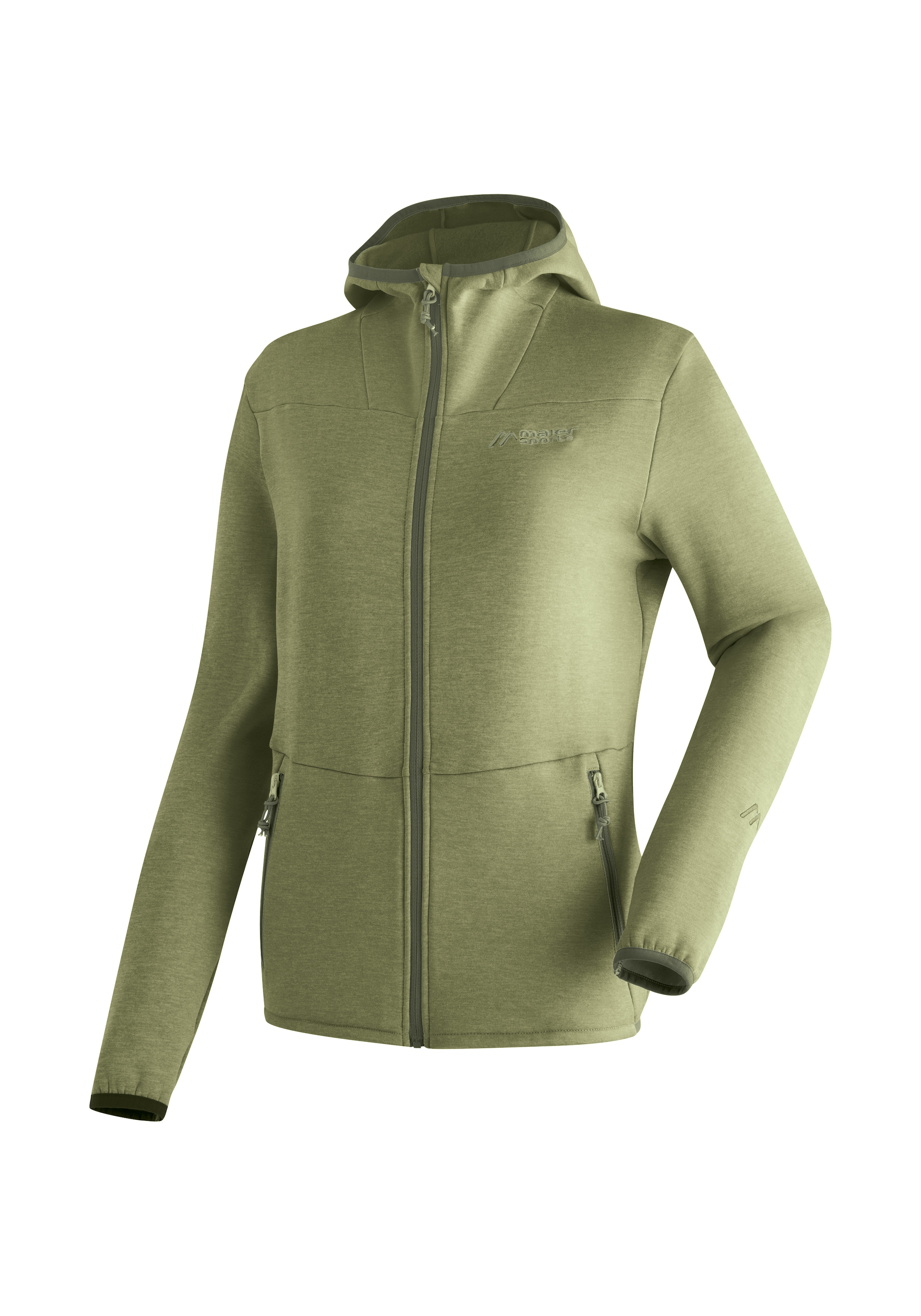 Maier Sports Fleecejacke »Fave W« Damen Fleece mit verstellbarer Kapuze, atmungsaktiver Zip-Hoodie