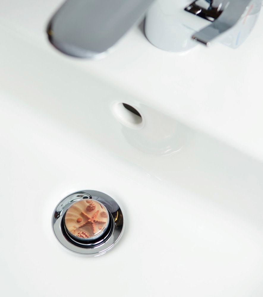 Sanilo Badaccessoire-Set »Sanibel« bestehend aus WC-Sitz, Badteppich, Stöpsel, Seifenspender, WC-Bürste